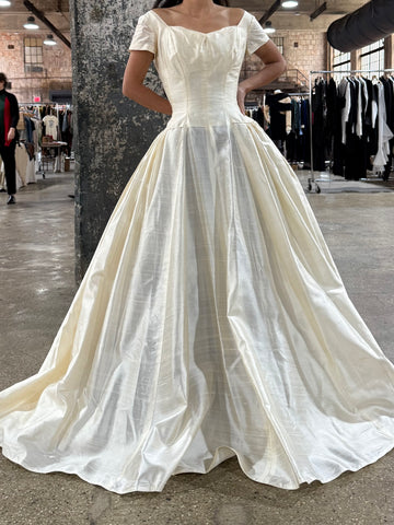 1950s Silk Gown - S