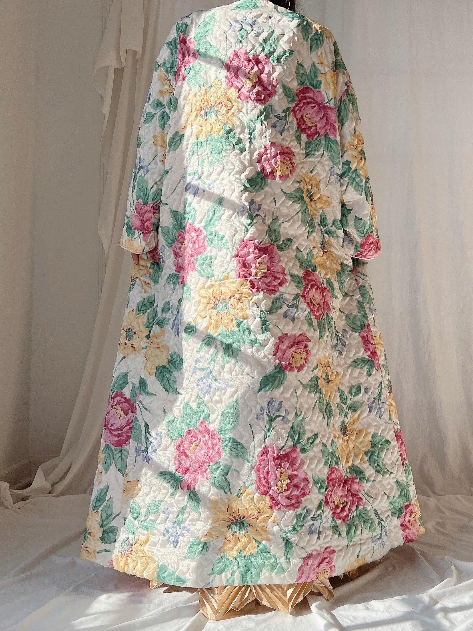 Vintage Mary McFadden Floral Duster - OSFM