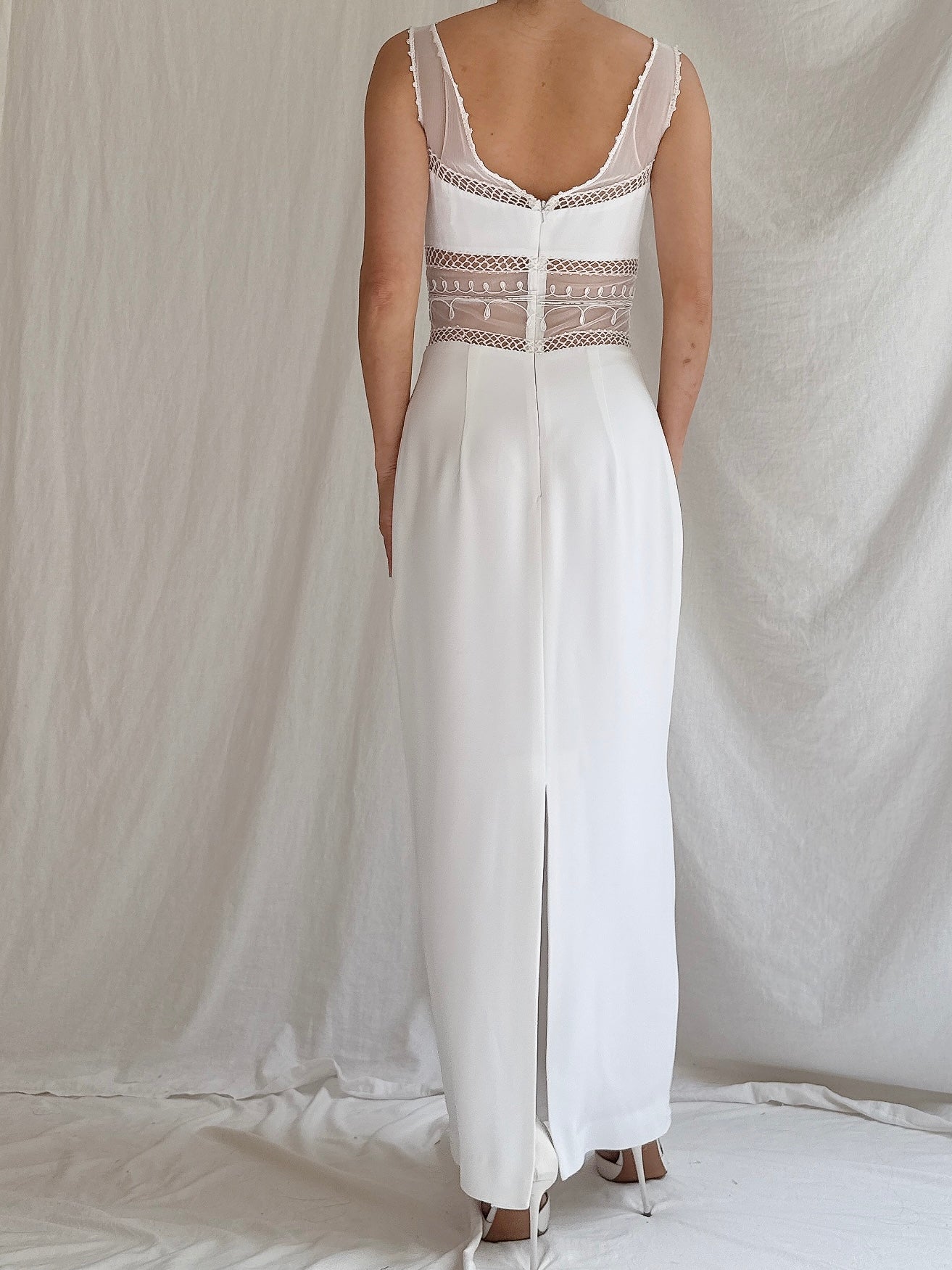 1990s Illusion Gown - XS/S