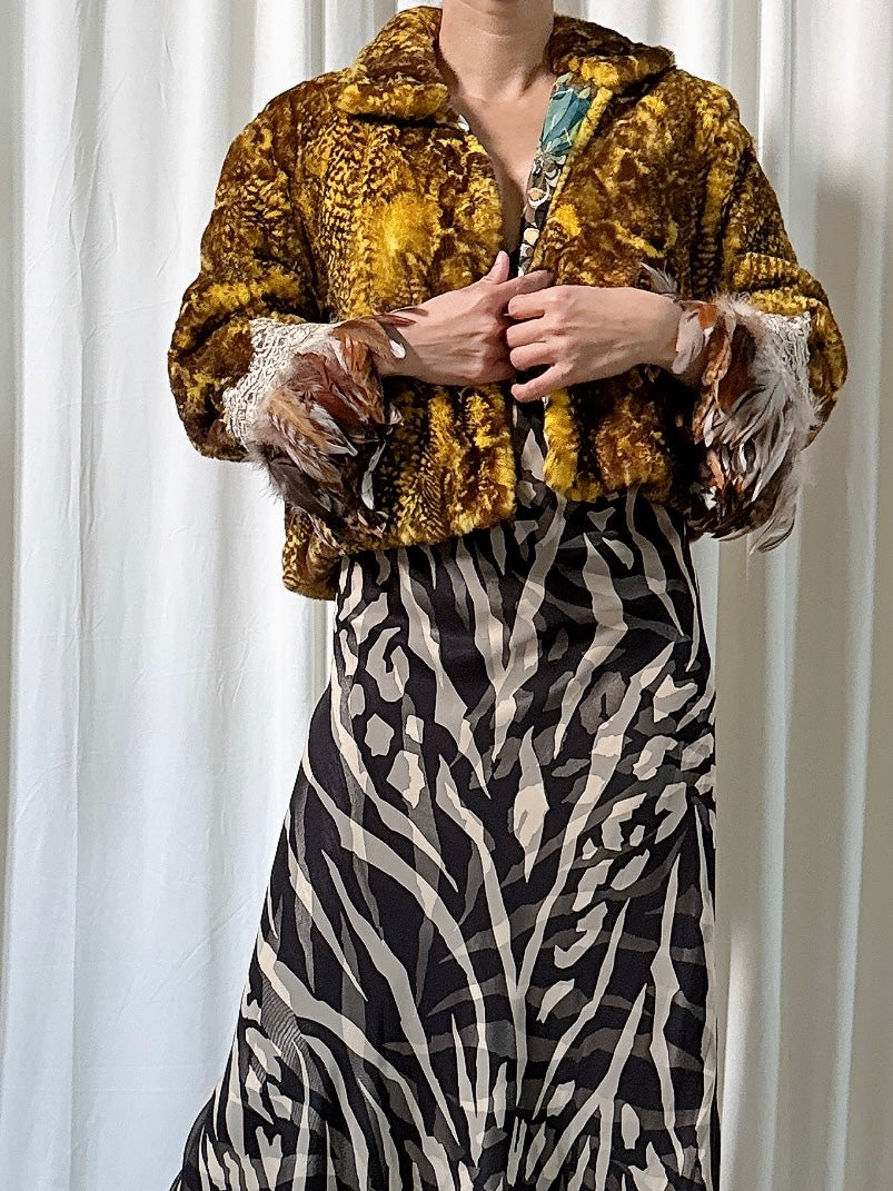 Vintage Bella Marina Studio Bolero Jacket - Size 44