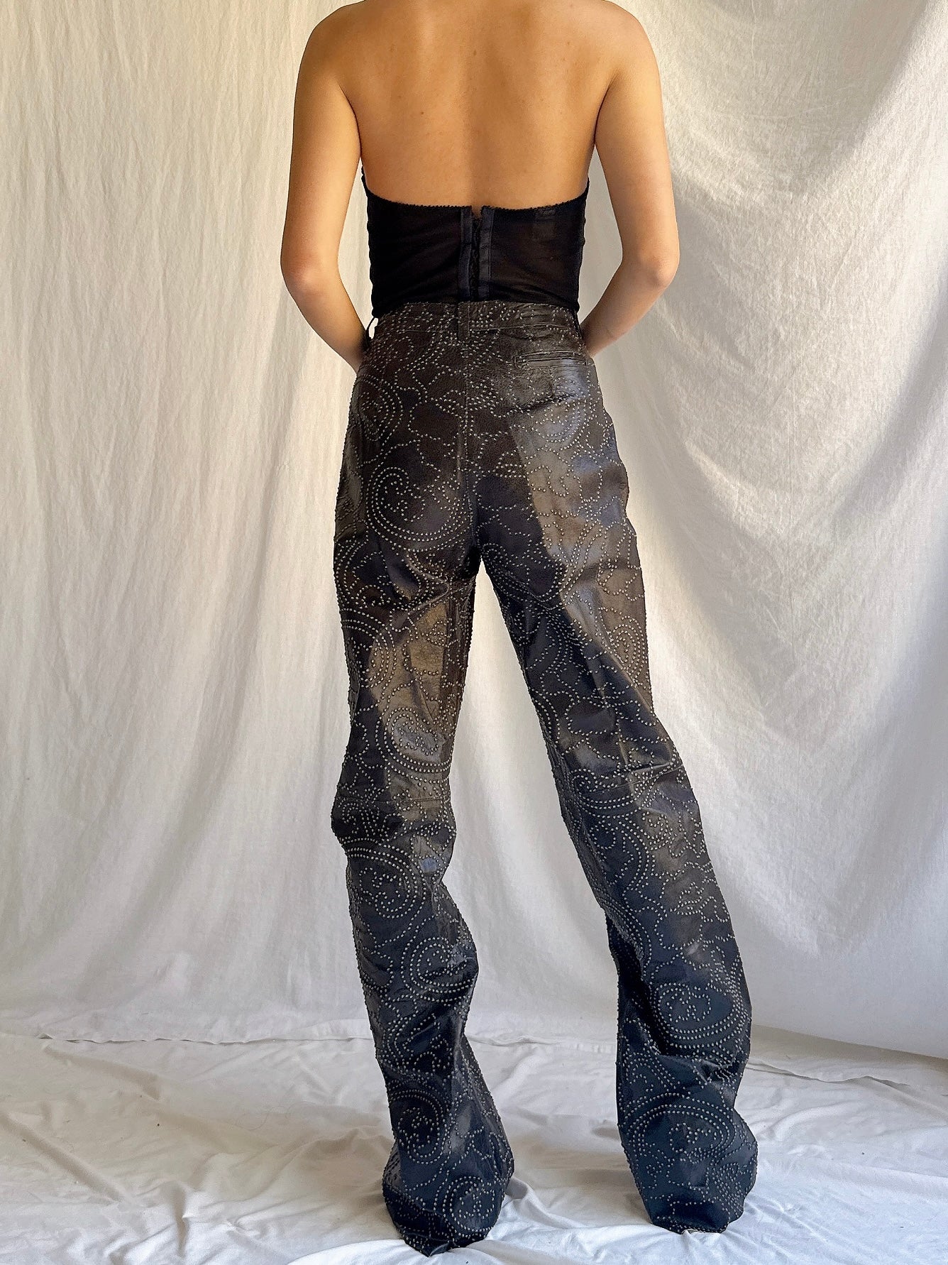 Vintage Estrella Spain Textured Leather Set - S/M/44/US 8