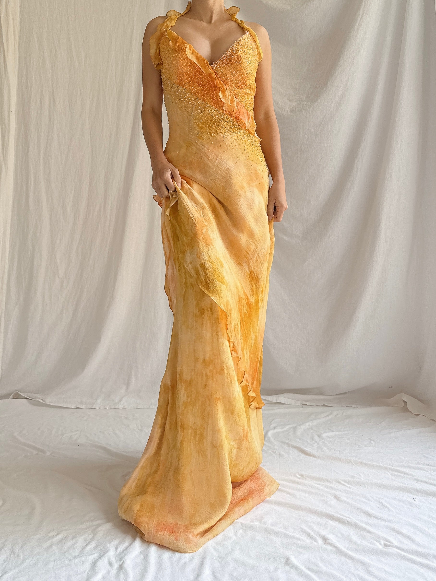 Vintage Silk YSA Makino Gown - S/M