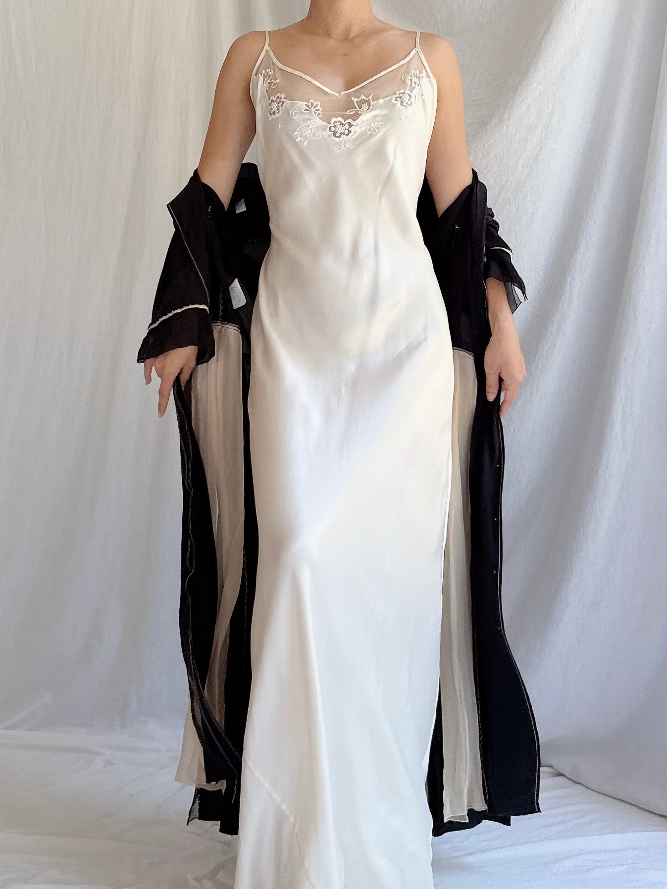Vintage Alberta Ferretti Silk Duster - S