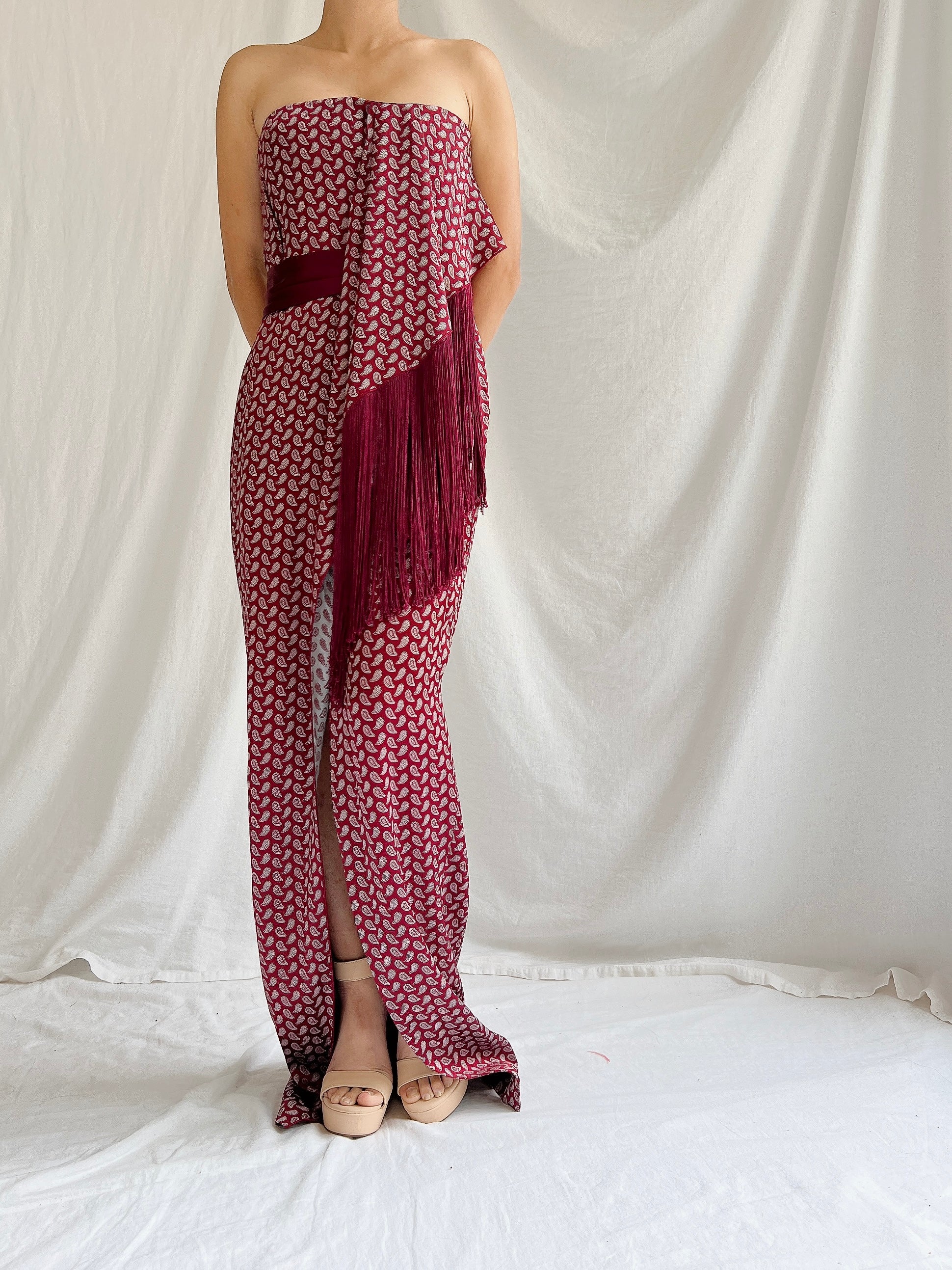 J. Mendel Fringe Gown - XS/2