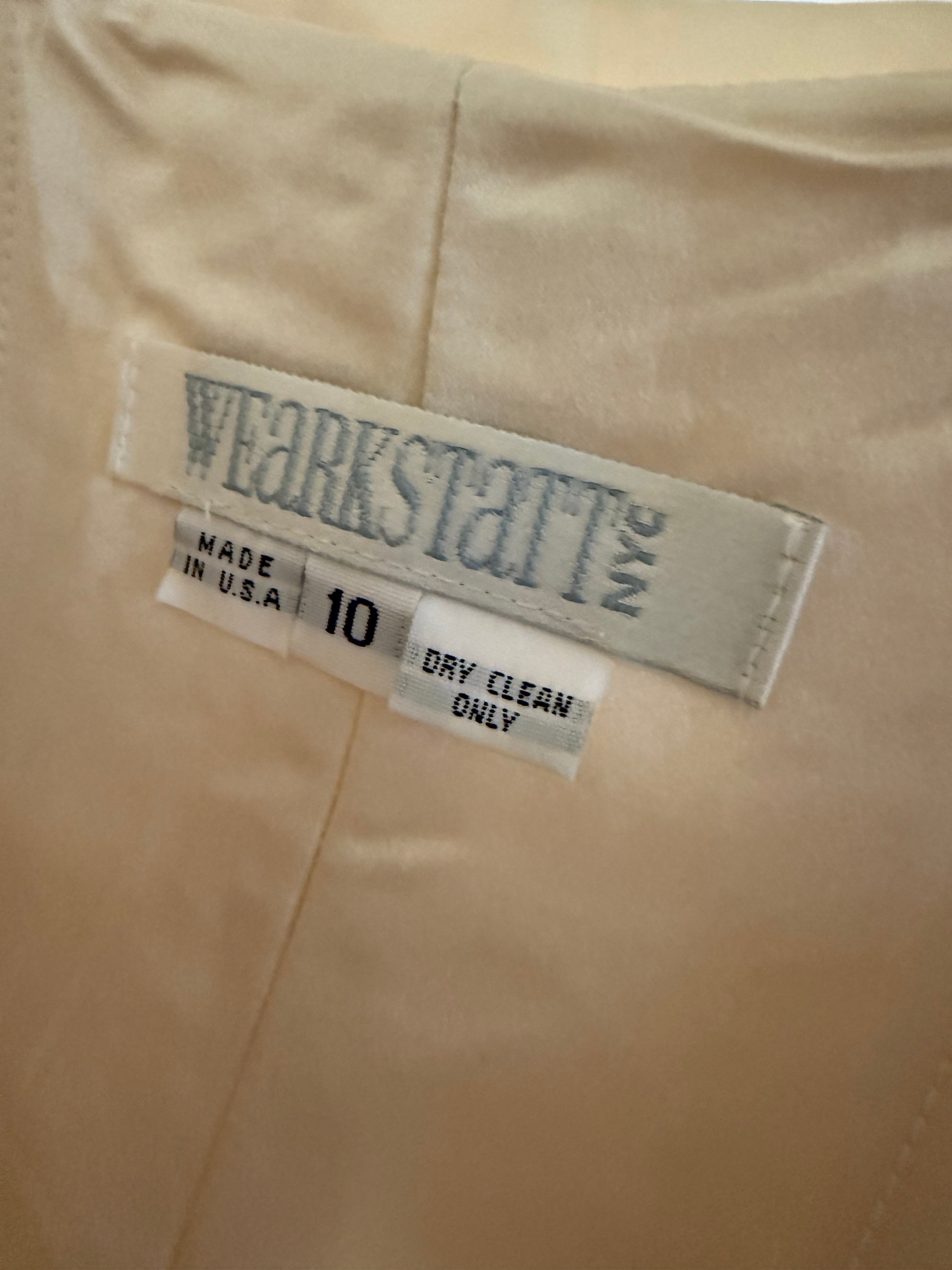 Vintage Wearkstatte Silk Charmeuse Gown - M/8