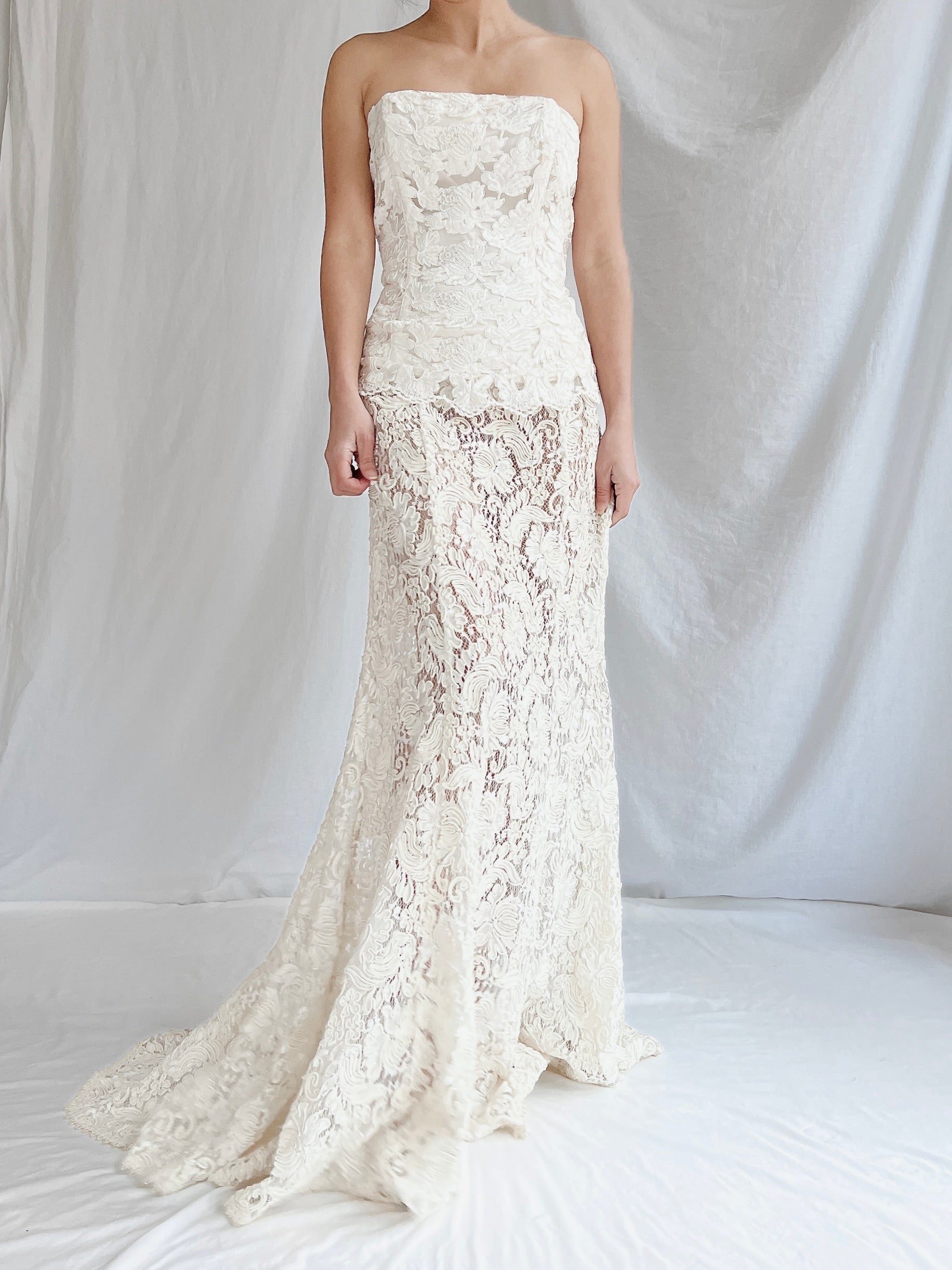 Vintage Lace Bustier & Skirt - S/3