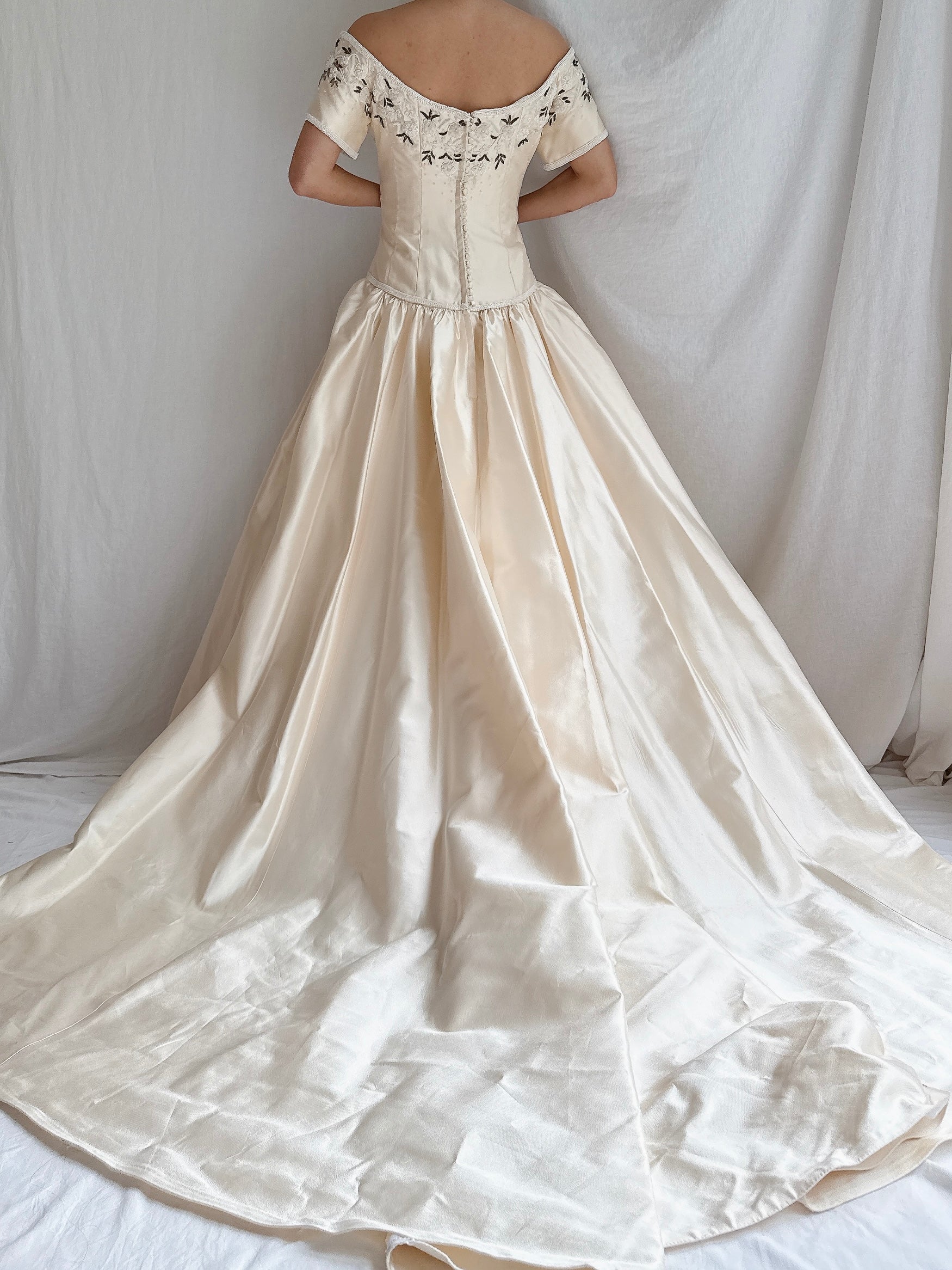 Vintage Richard Glassgow Silk Gown - S/6