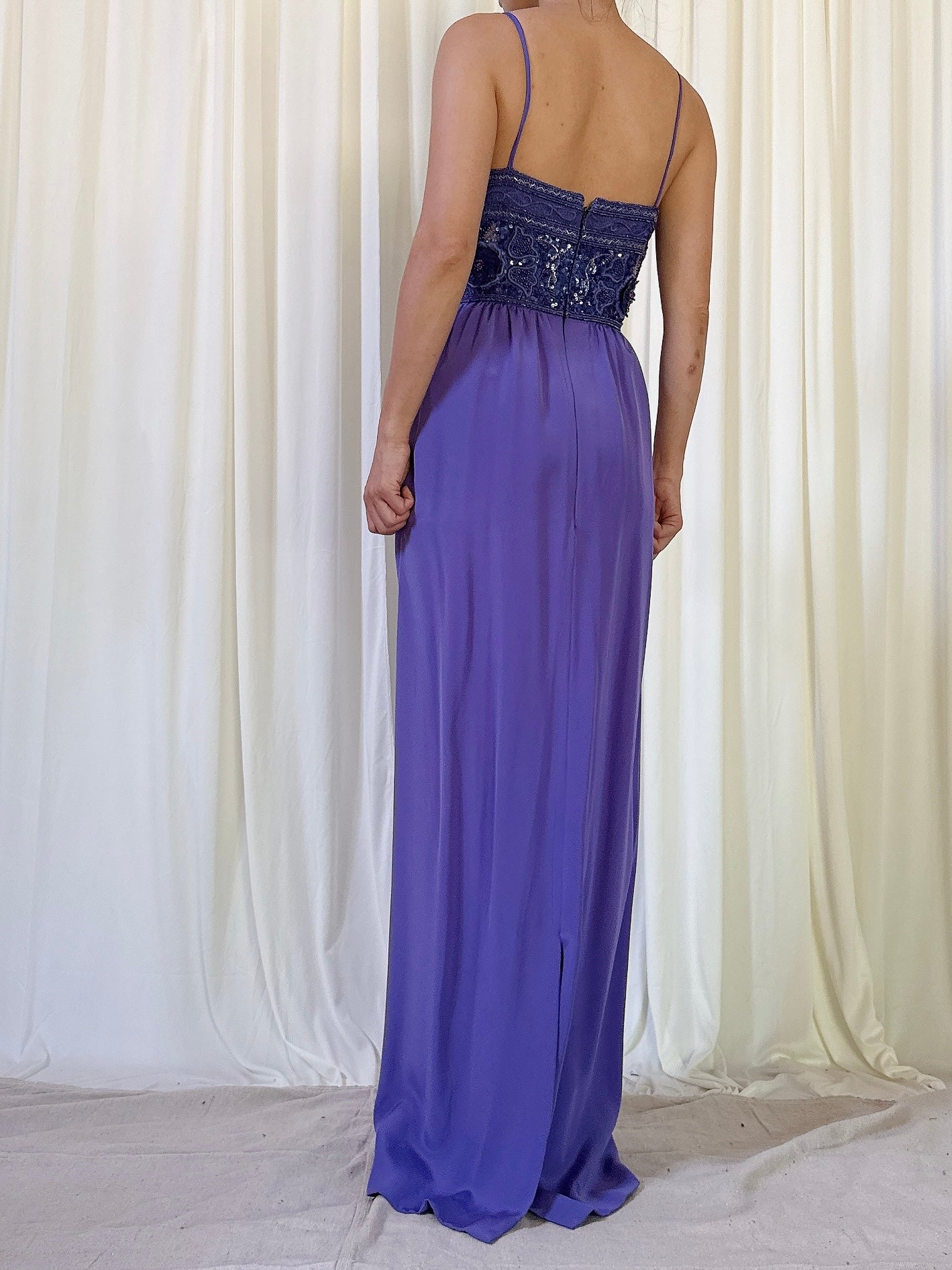 Vintage Gattinolli Purple Dress - FR 44