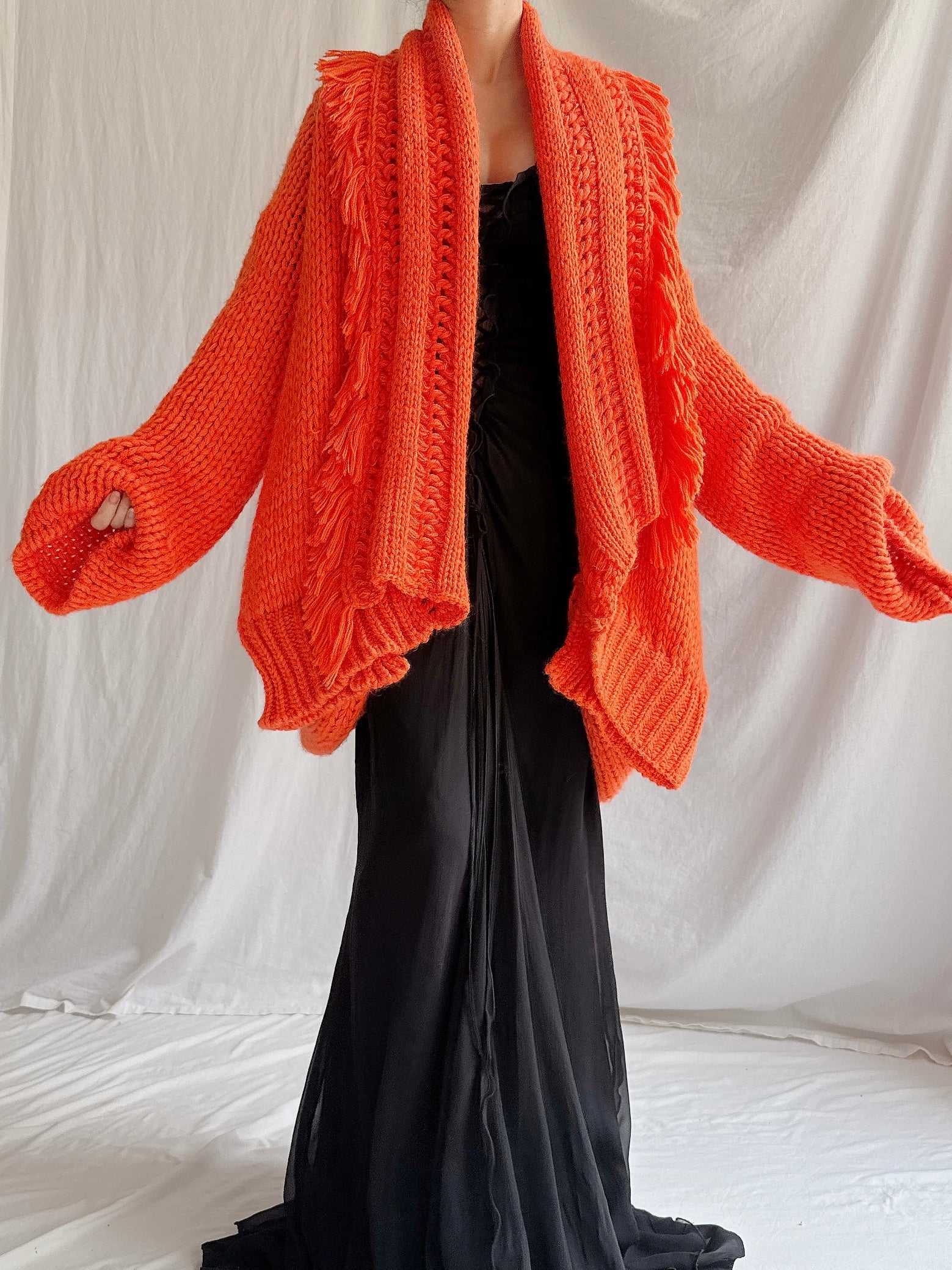 Vintage Ernestina Cerrini Italy Knit Duster - OSFM
