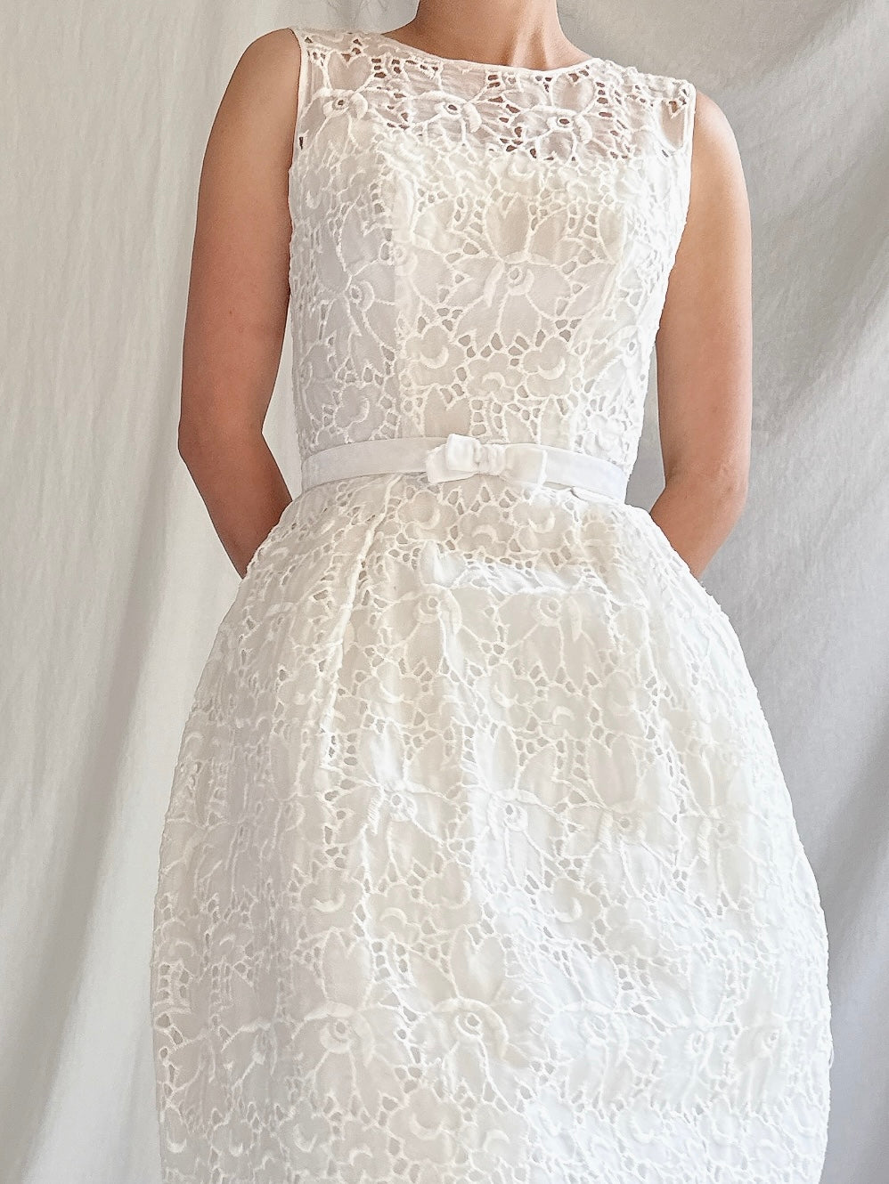 1960s Organza Cutout Gown - XXS