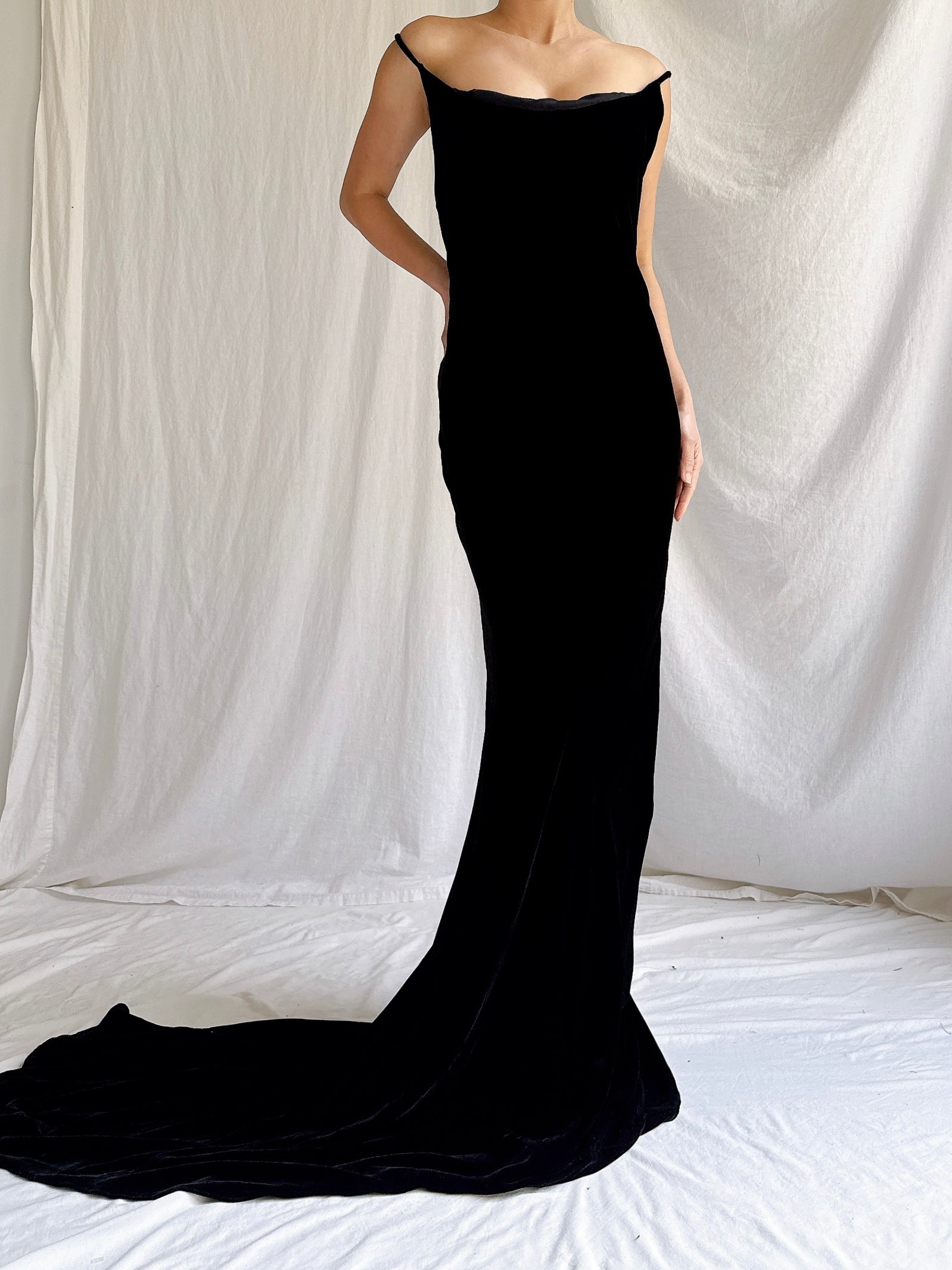 Vintage Helen David UK Silk Gown - M