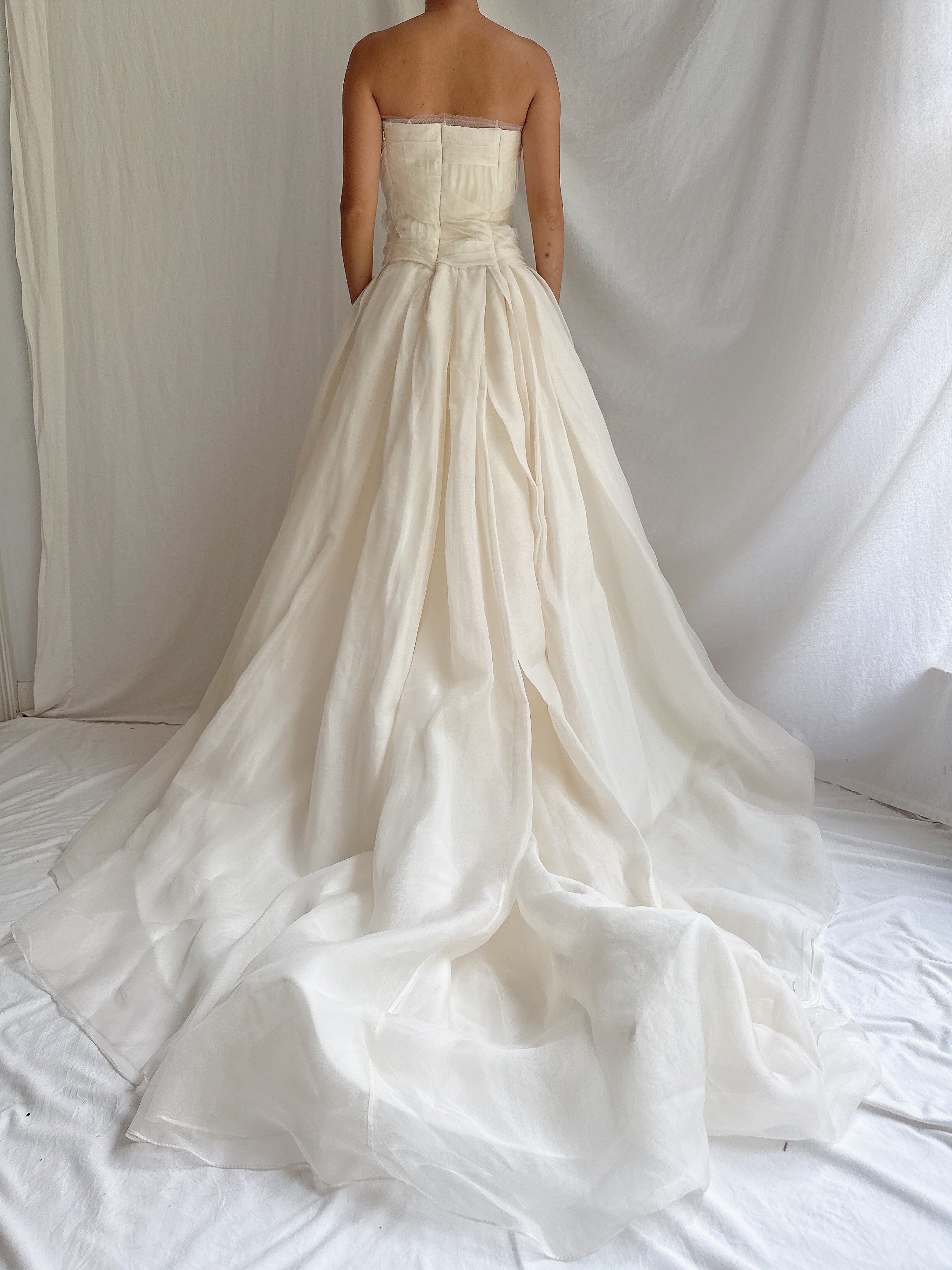 Vintage Vera Wang Silk Organza and Tulle Gown - XS/0