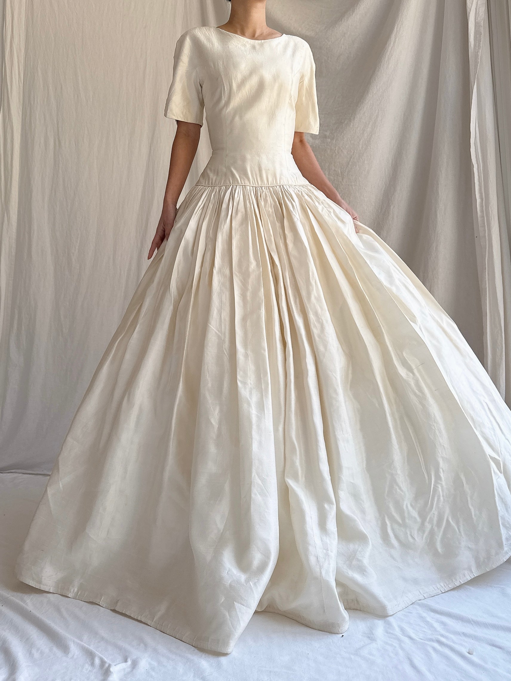 Vintage Lazaro Silk Gown -  S/4/6