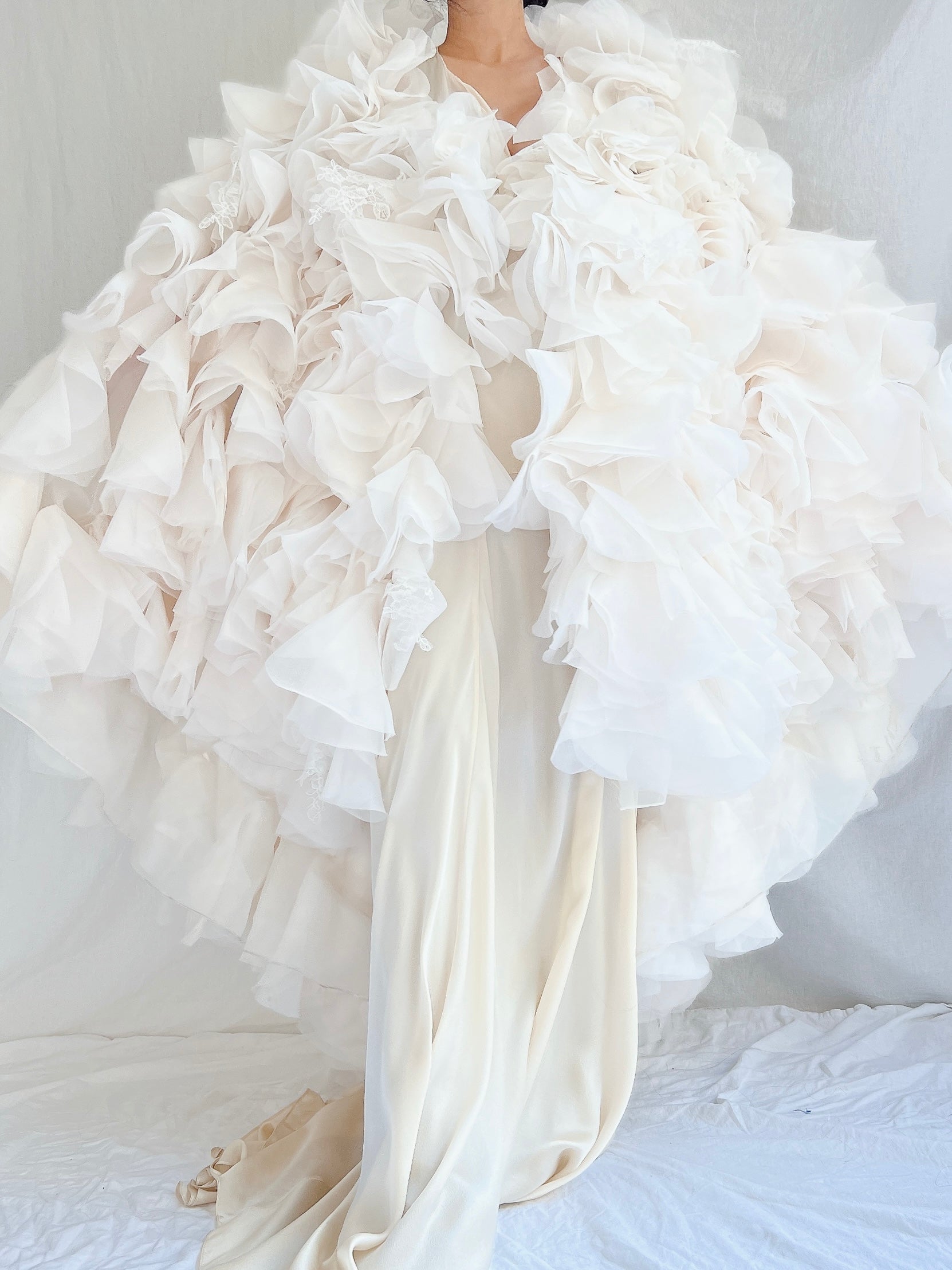 Organza and Lace Cape - OSFM