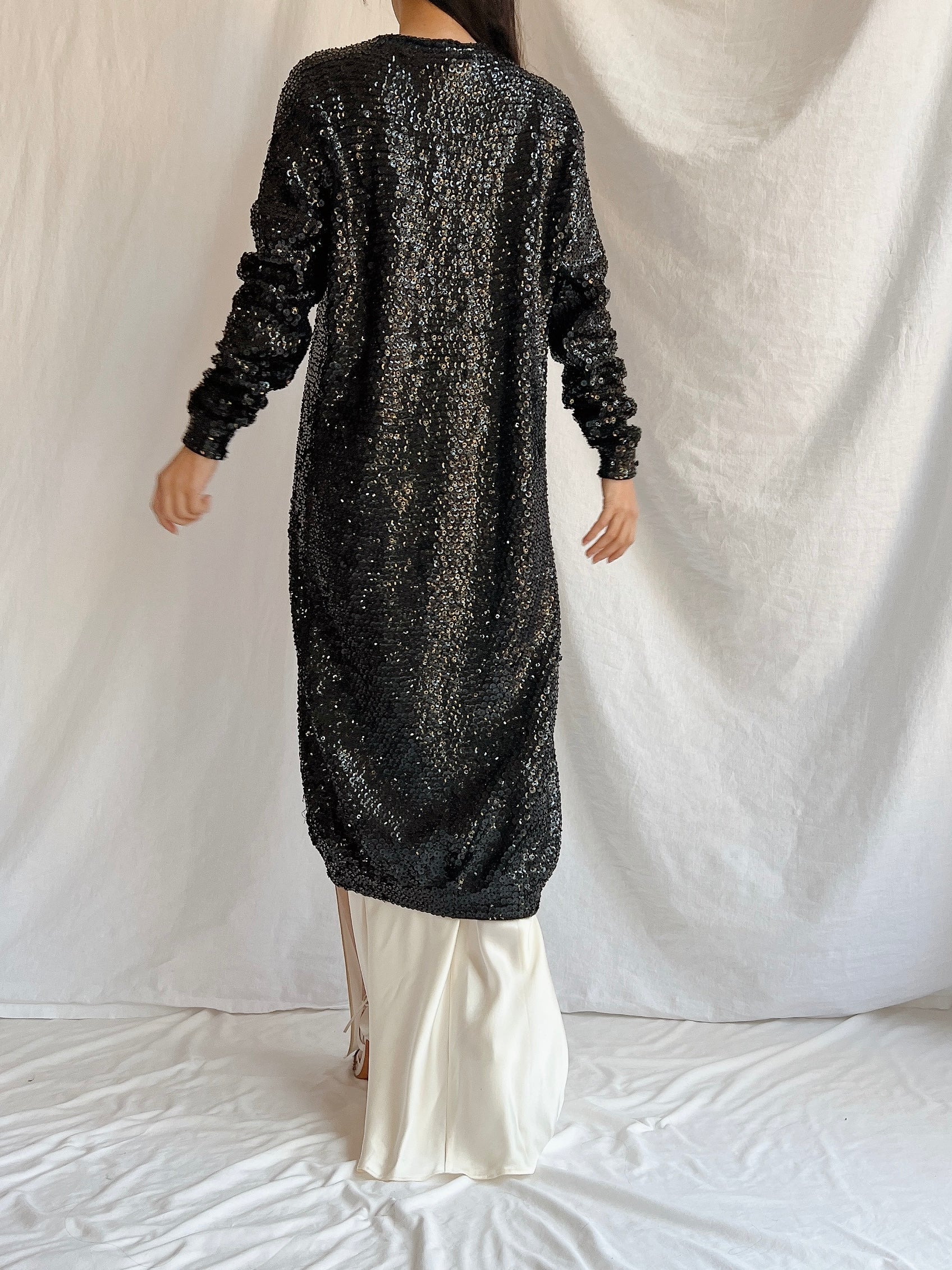 Vintage Norma Kamala Wool Sequins - M