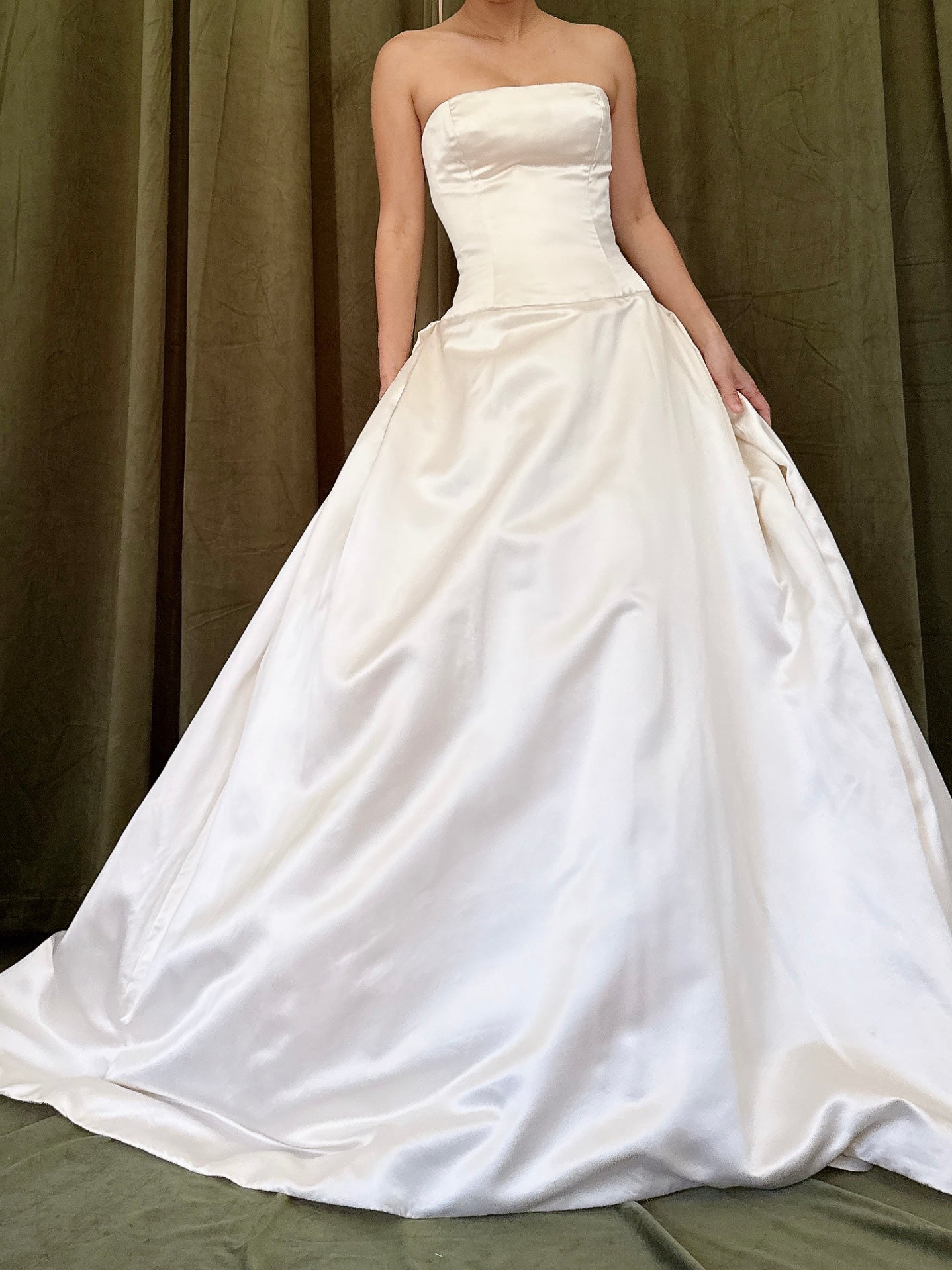 1990s Reem Acra Silk/Satin Gown - M/8