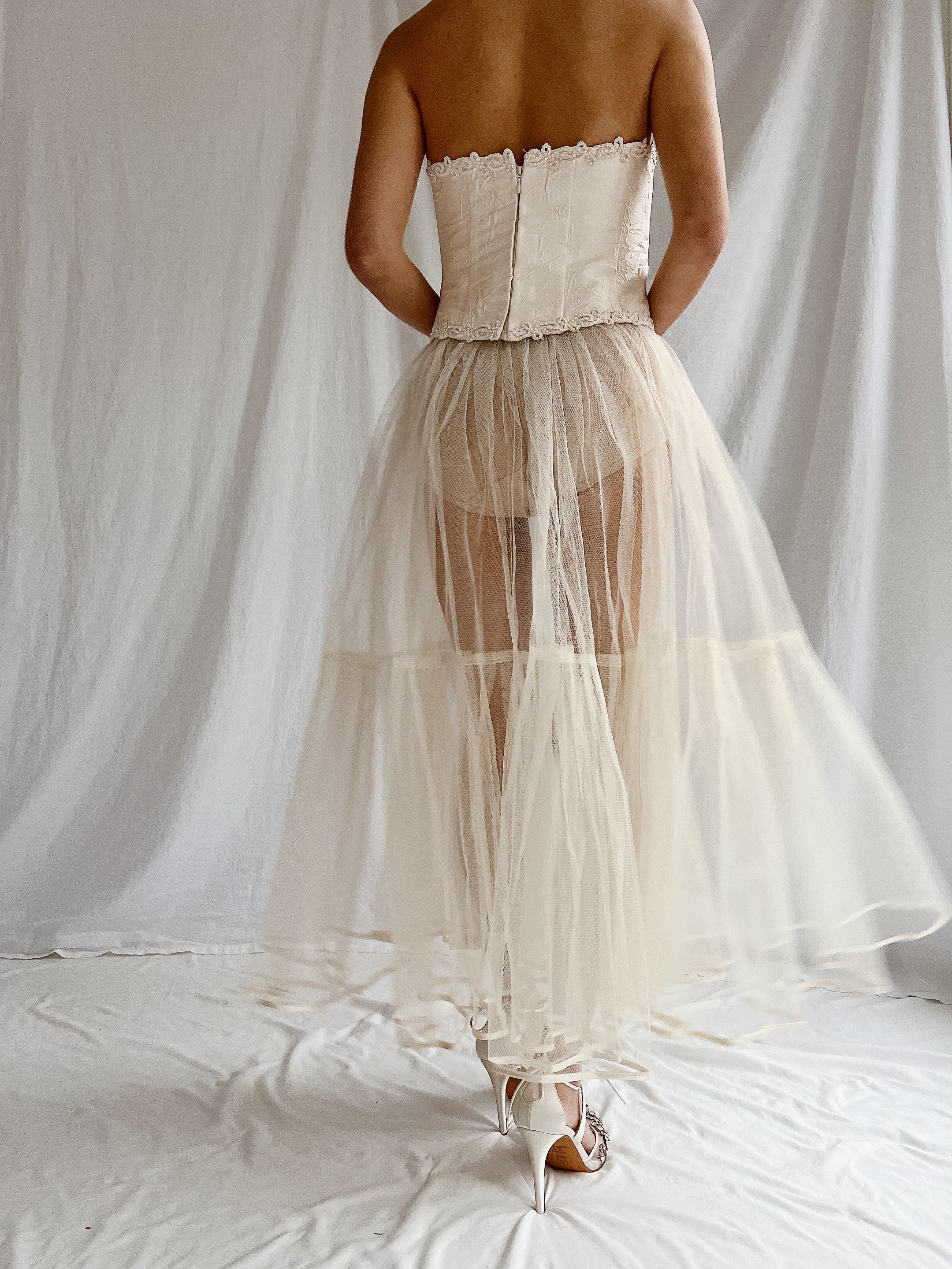 Vintage Tulle Skirt - S-M