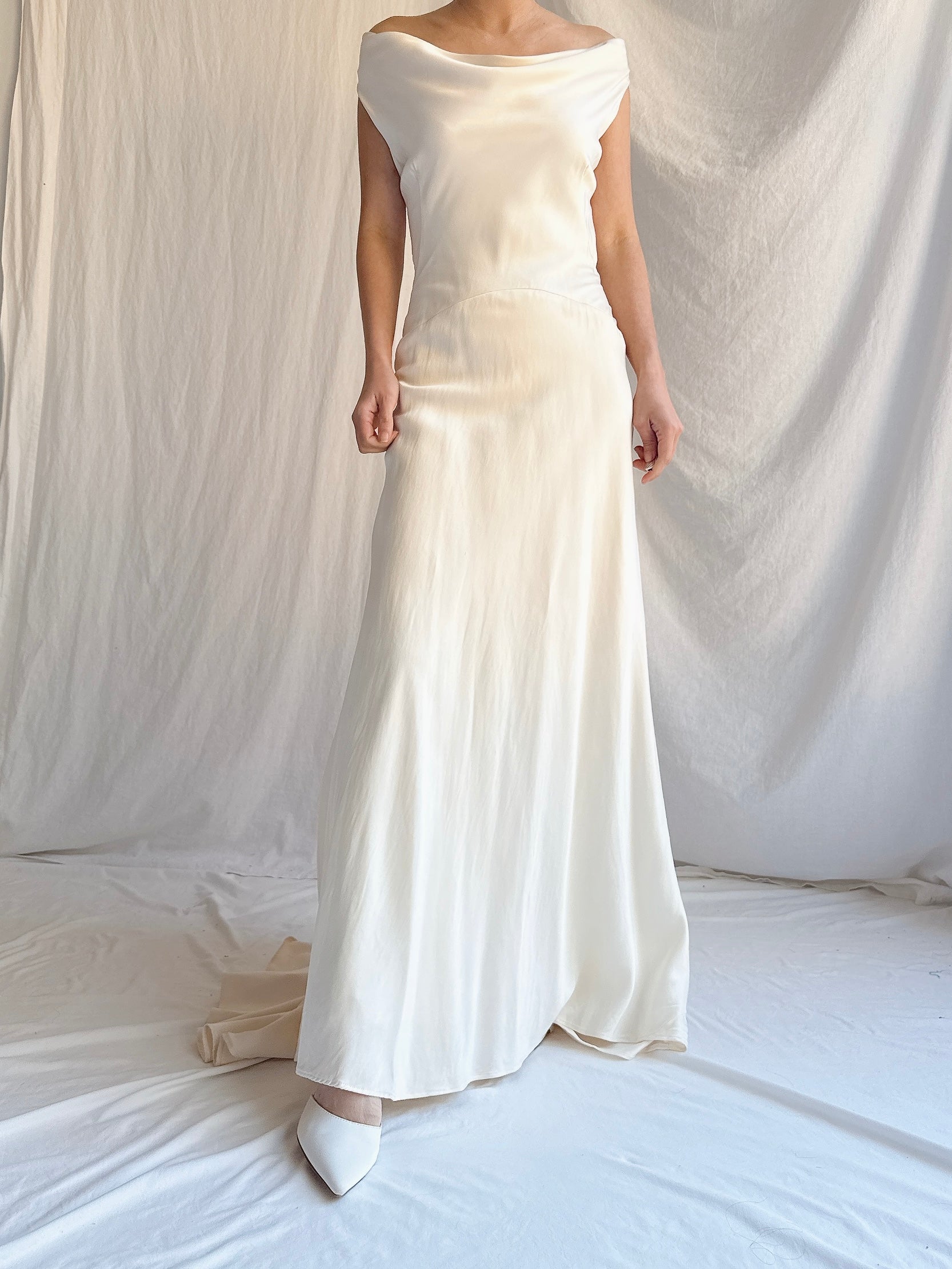 Vintage Silk Slip Dress - S