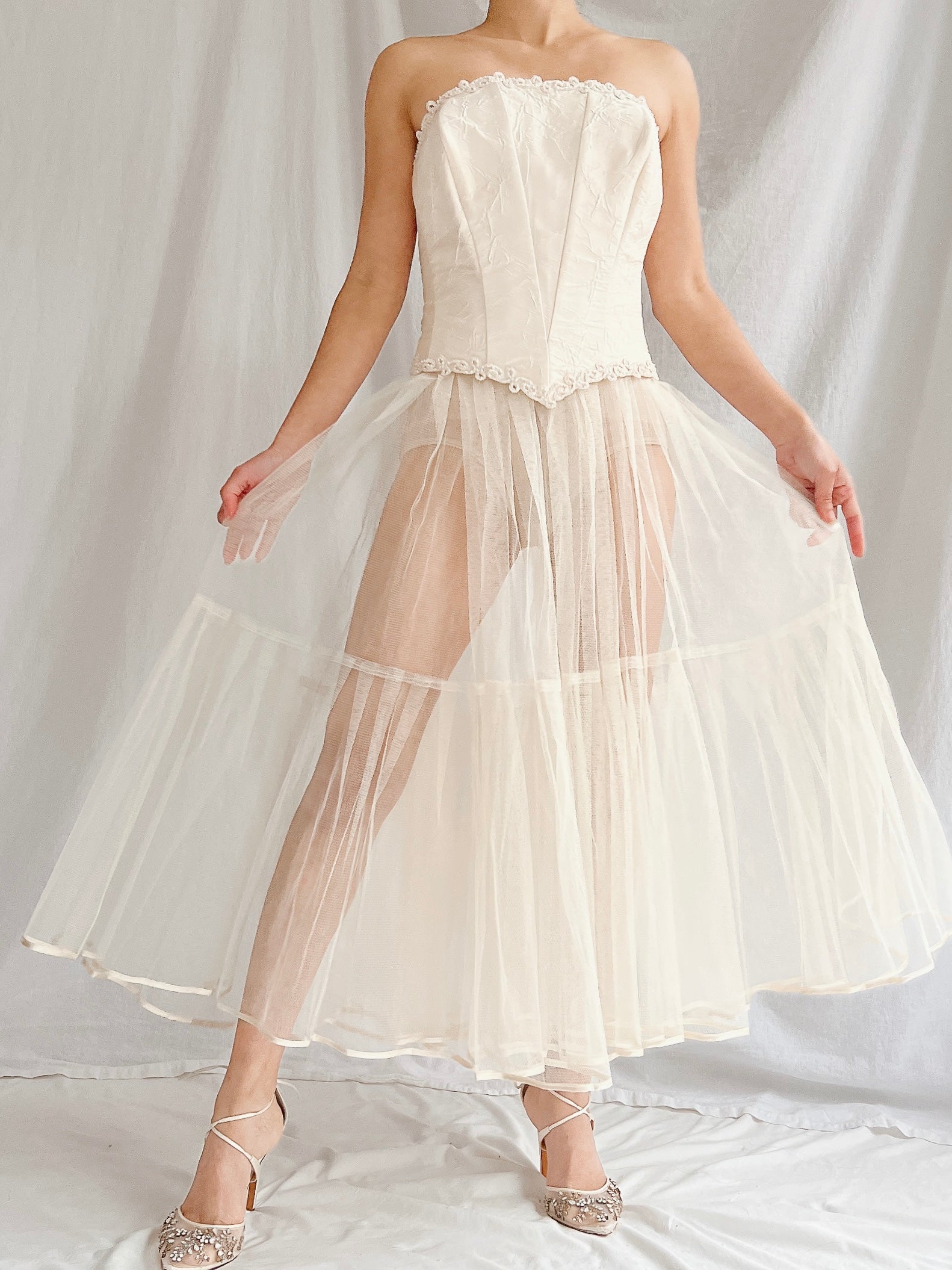 Vintage Tulle Skirt - S-M