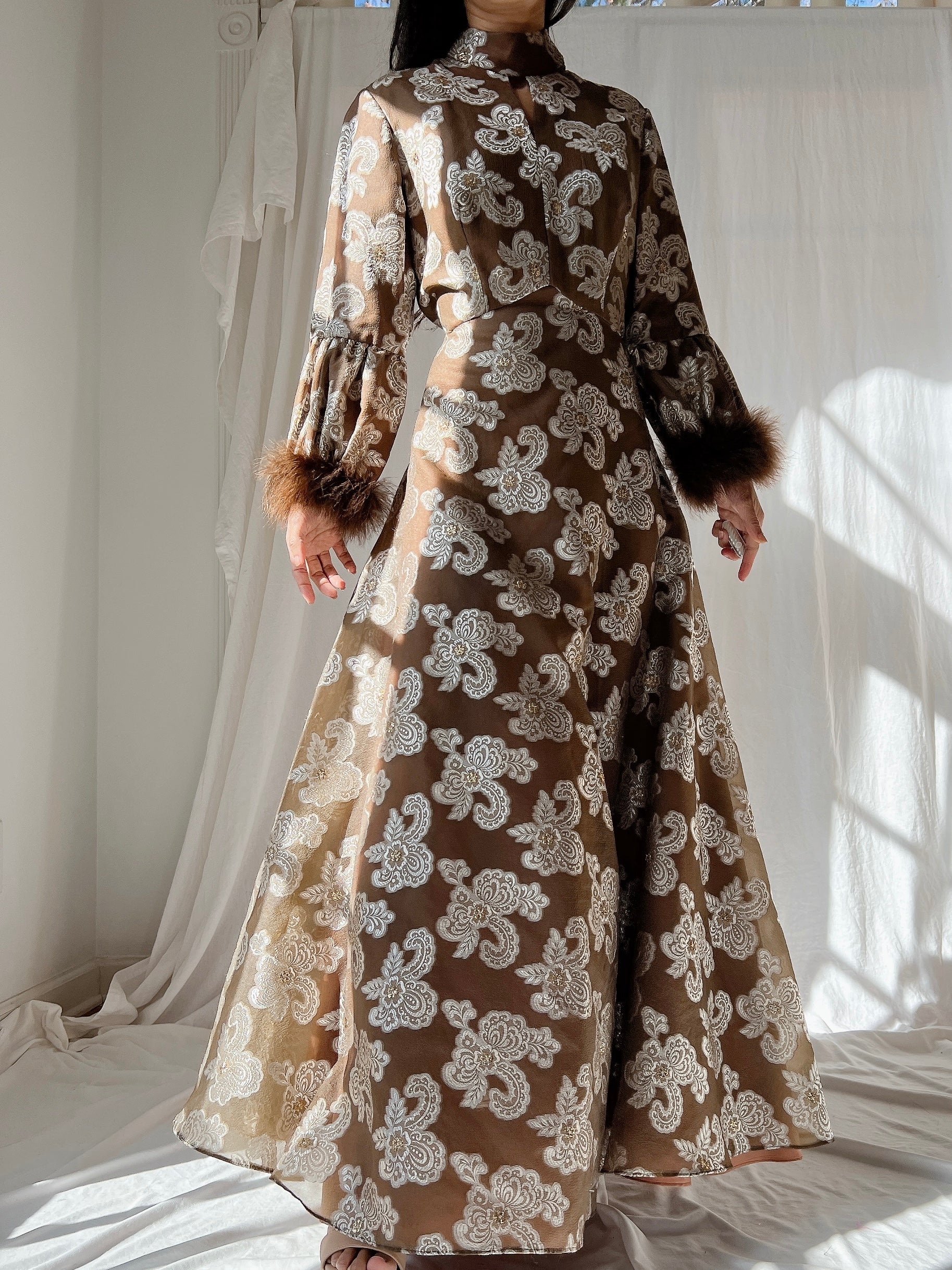 1960s Lurex 2 Piece Ensemble - M