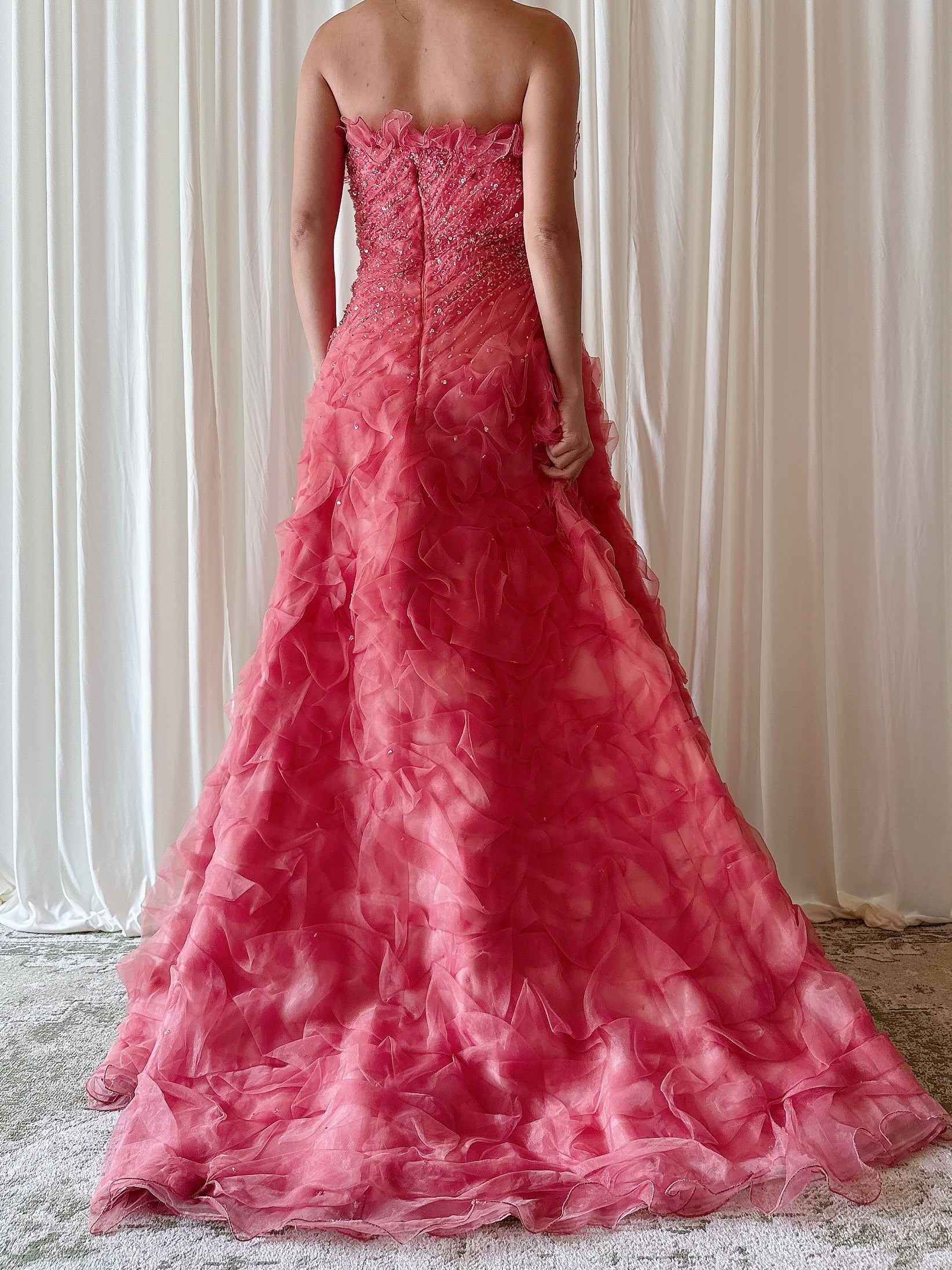 Vintage YSA Makino Sherbet Gown - Size 6