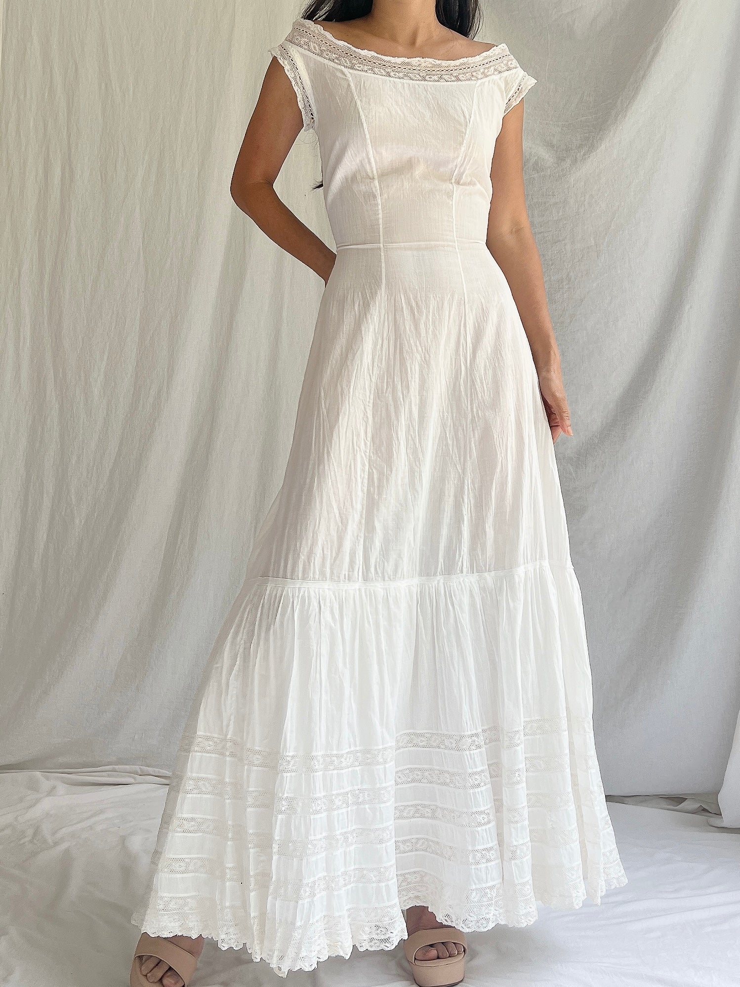 Antique Cotton Chemise - XS