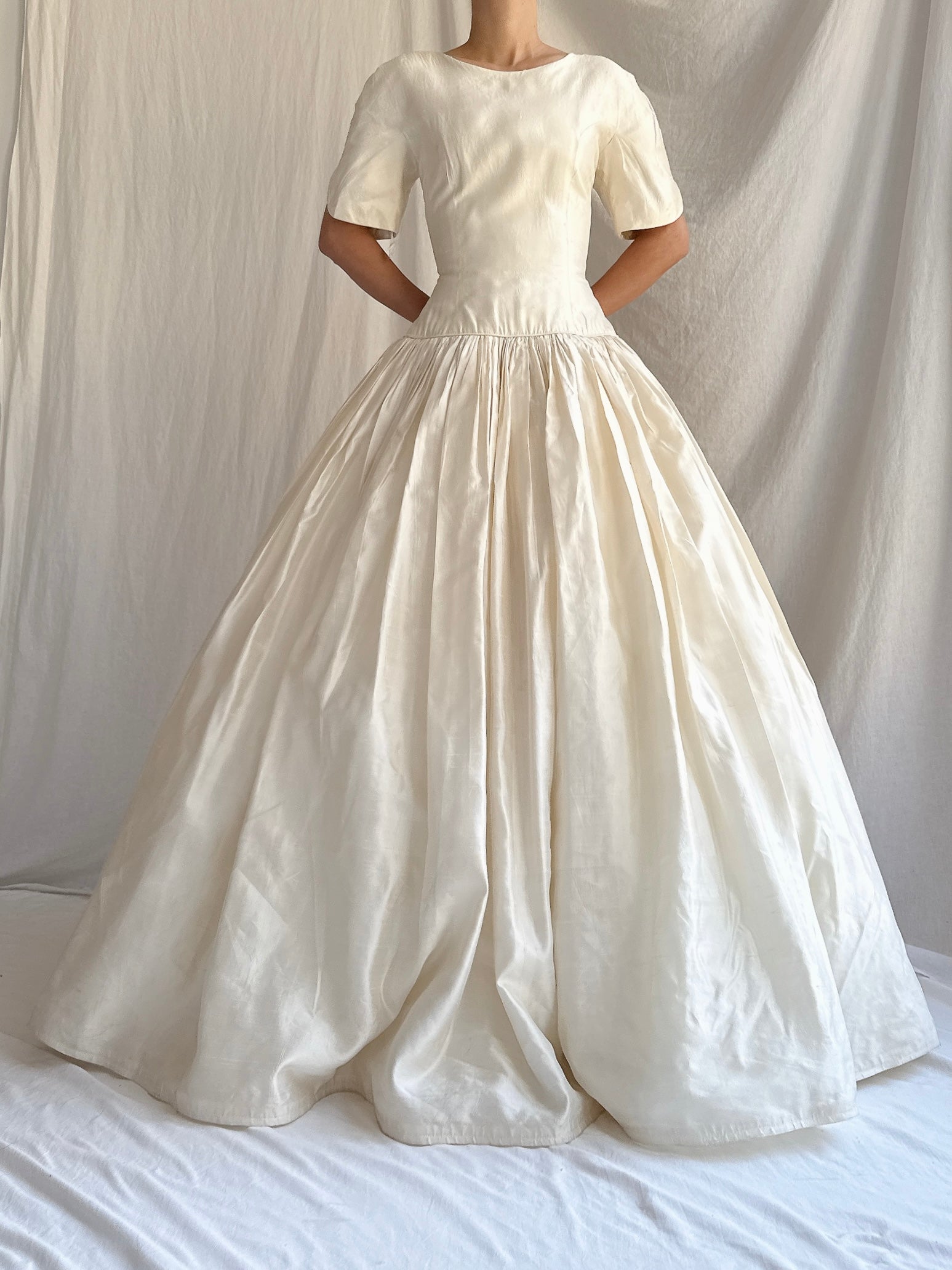 Vintage Lazaro Silk Gown -  S/4/6