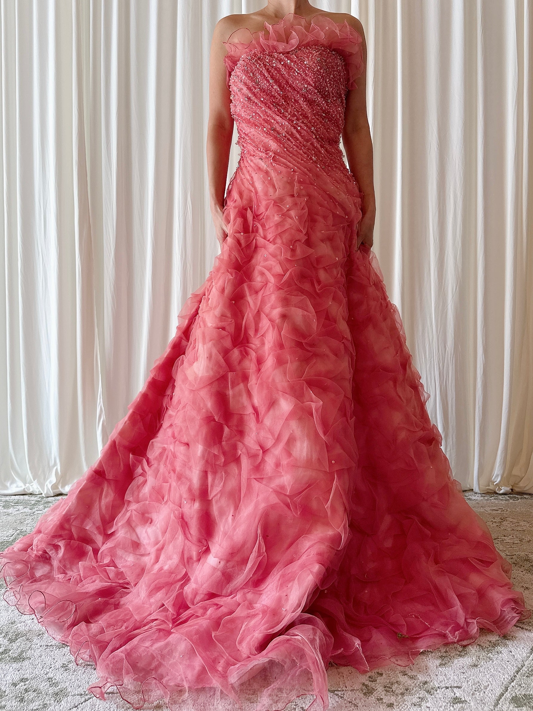Vintage YSA Makino Sherbet Gown - Size 6