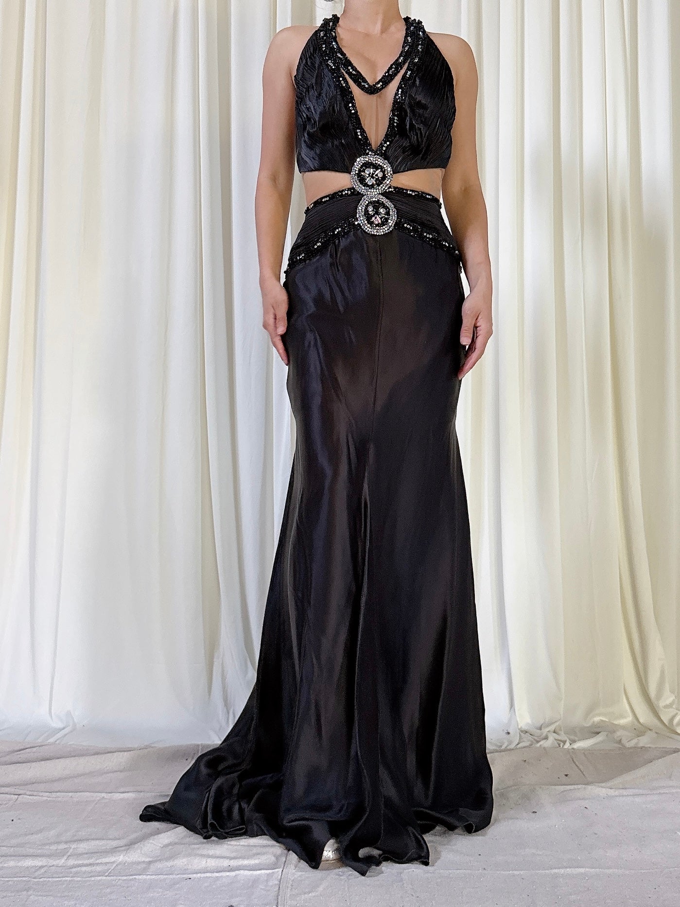 Vintage Gatti Nolli Black Dress - IT 42