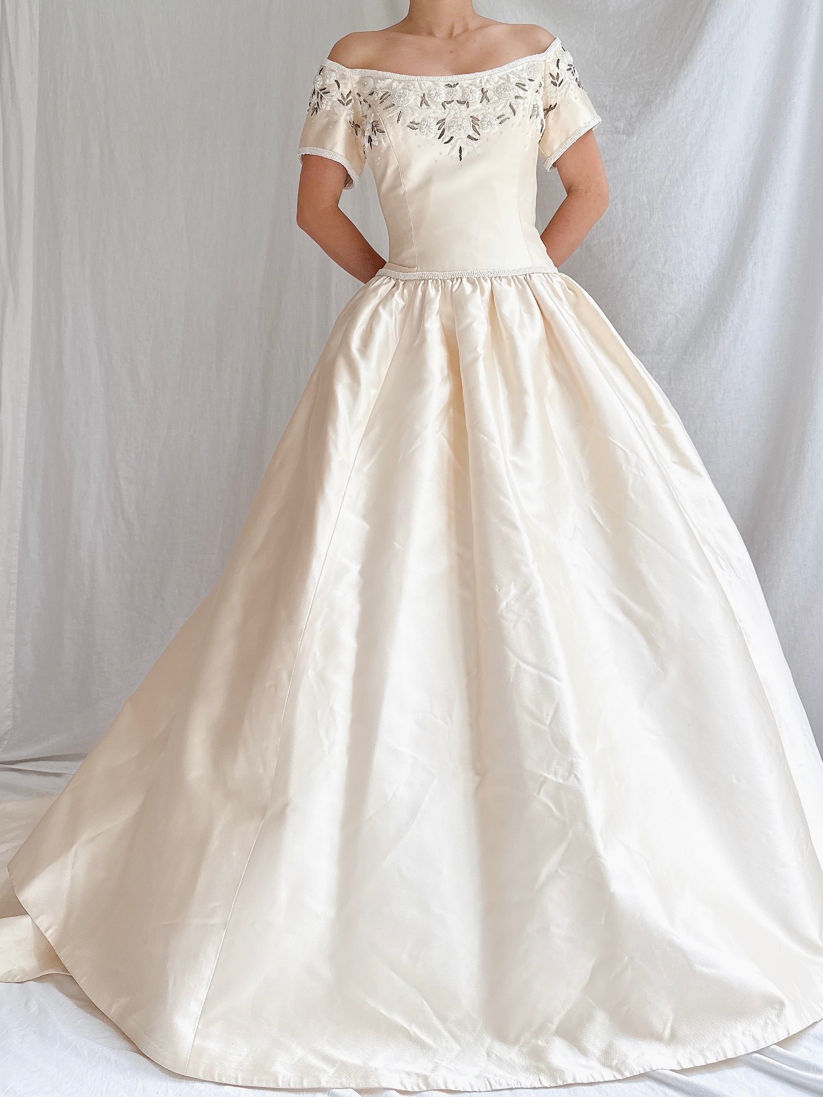 Vintage Richard Glassgow Silk Gown - S/6