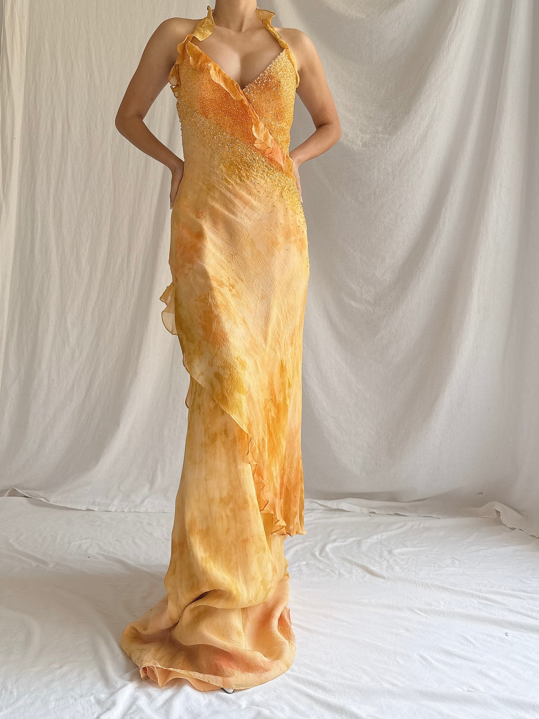 Vintage Silk YSA Makino Gown - S/M