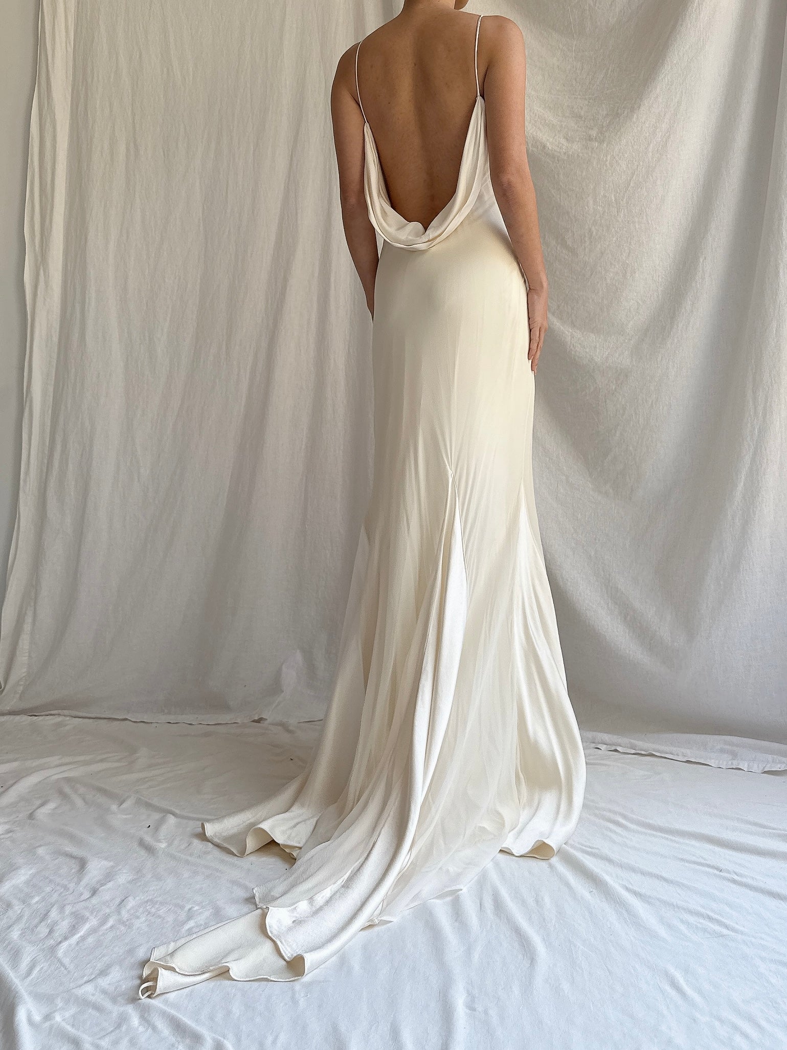 Vintage Vera Wang Silk Bias Gown - XS