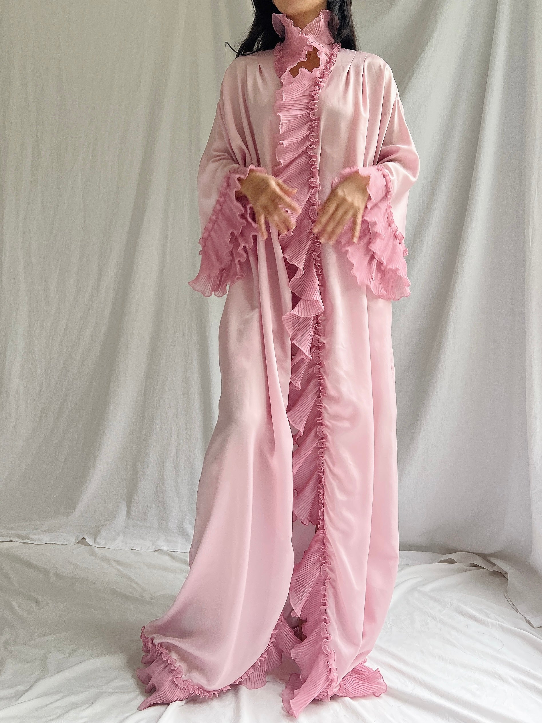 Vintage Lilac Mary McFadden Dressing Gown