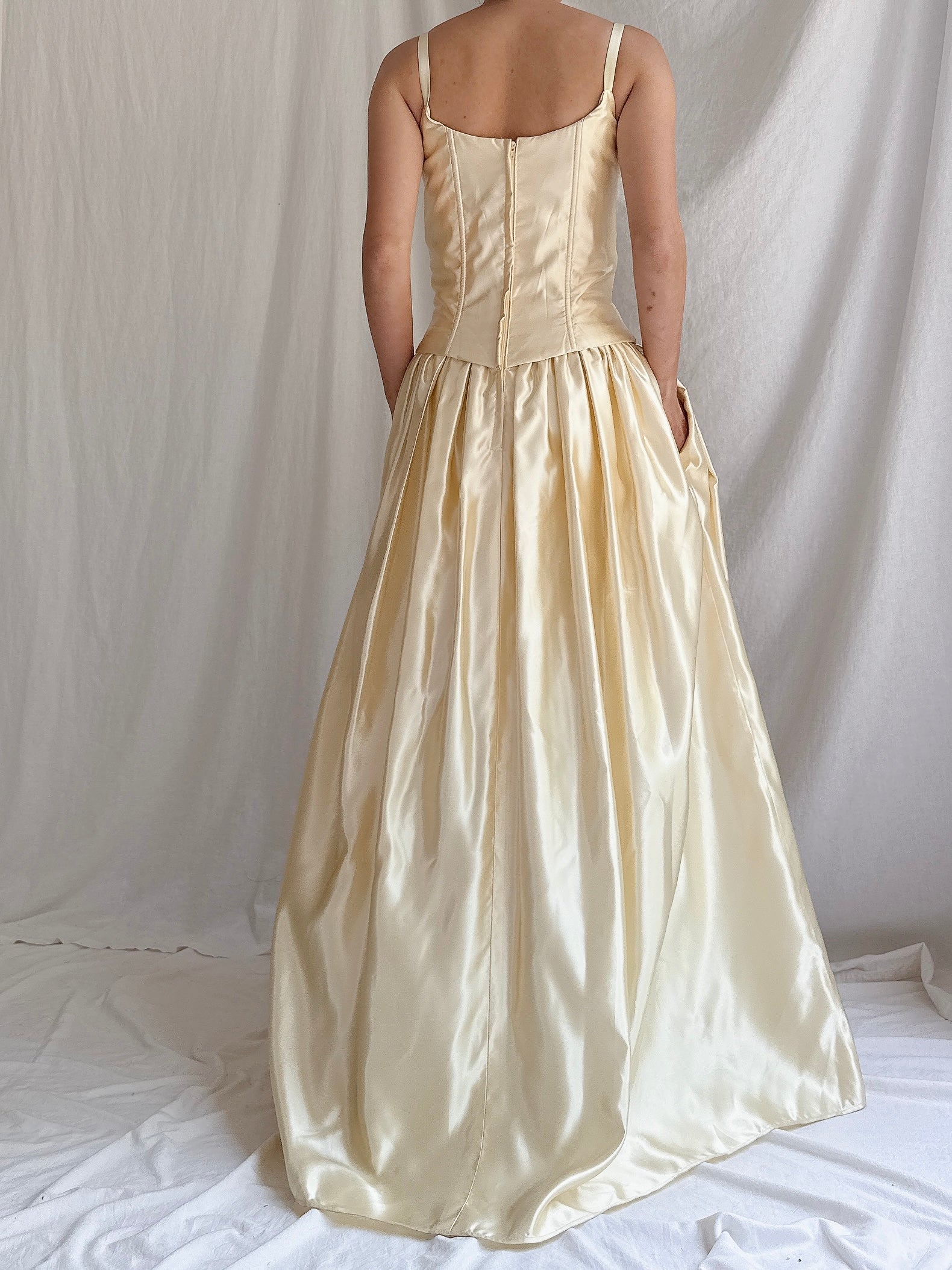 Vintage Gunne Sax Yellow Gown - S/4