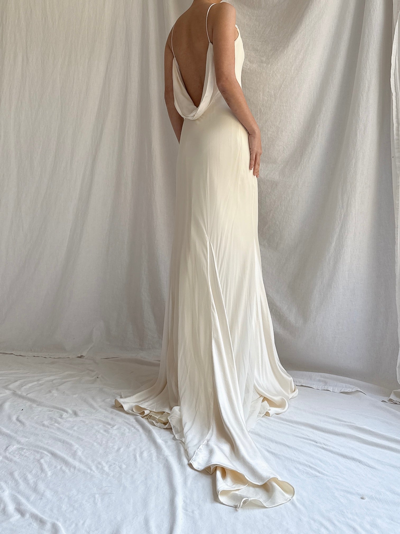 Vintage Vera Wang Silk Bias Gown - XS