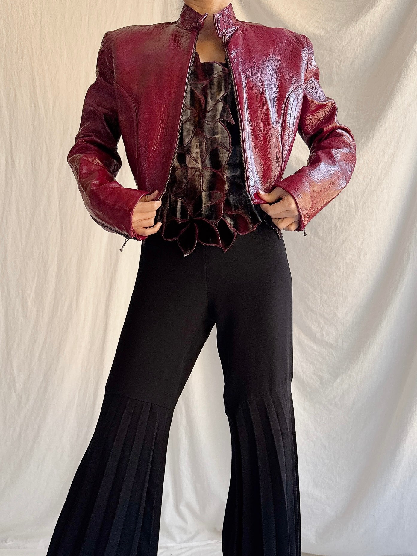Vintage Sophie Sitbon Paris Leather Jacket - S