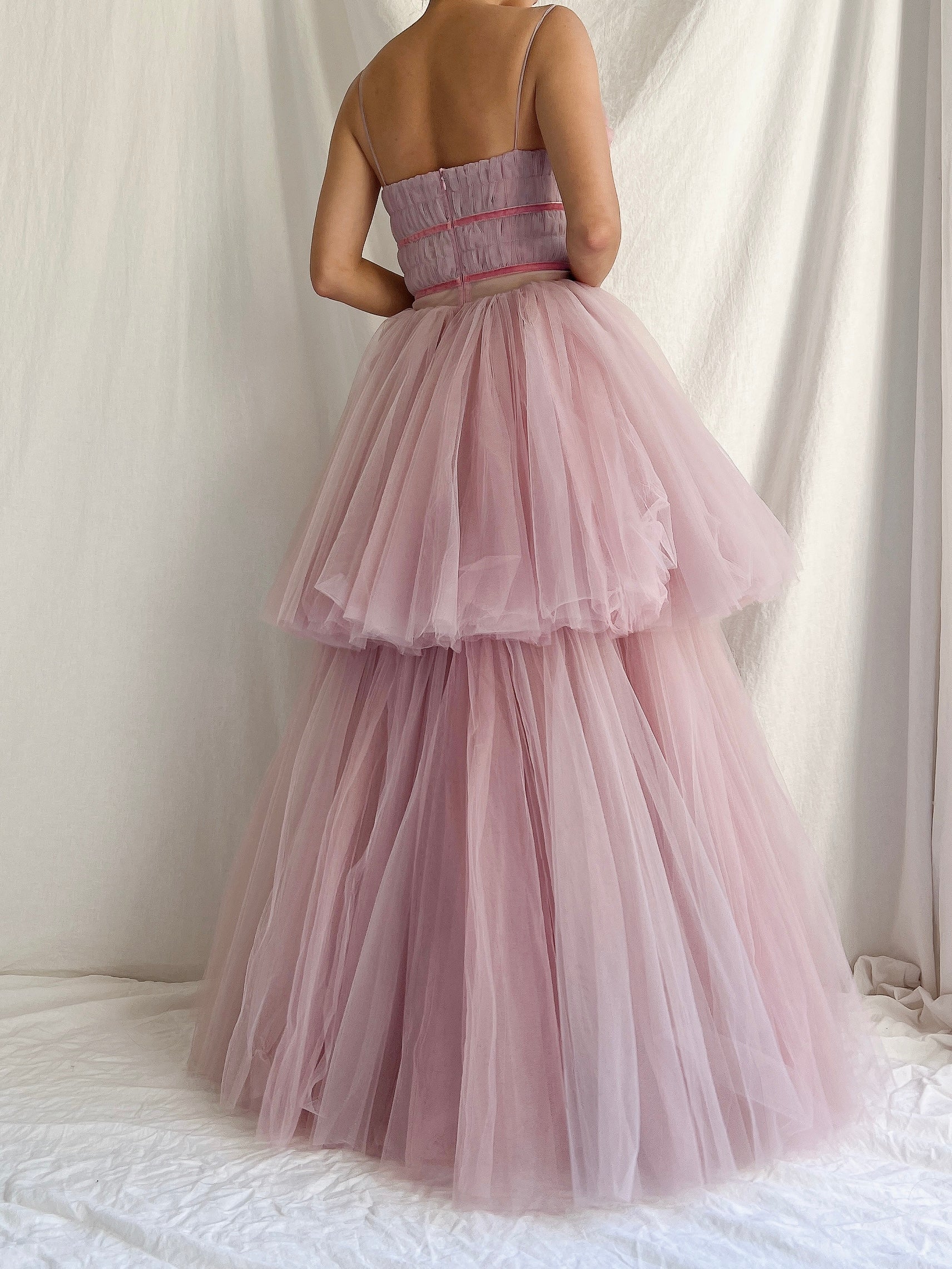 Lilac Tulle Layered Dress - 0/2