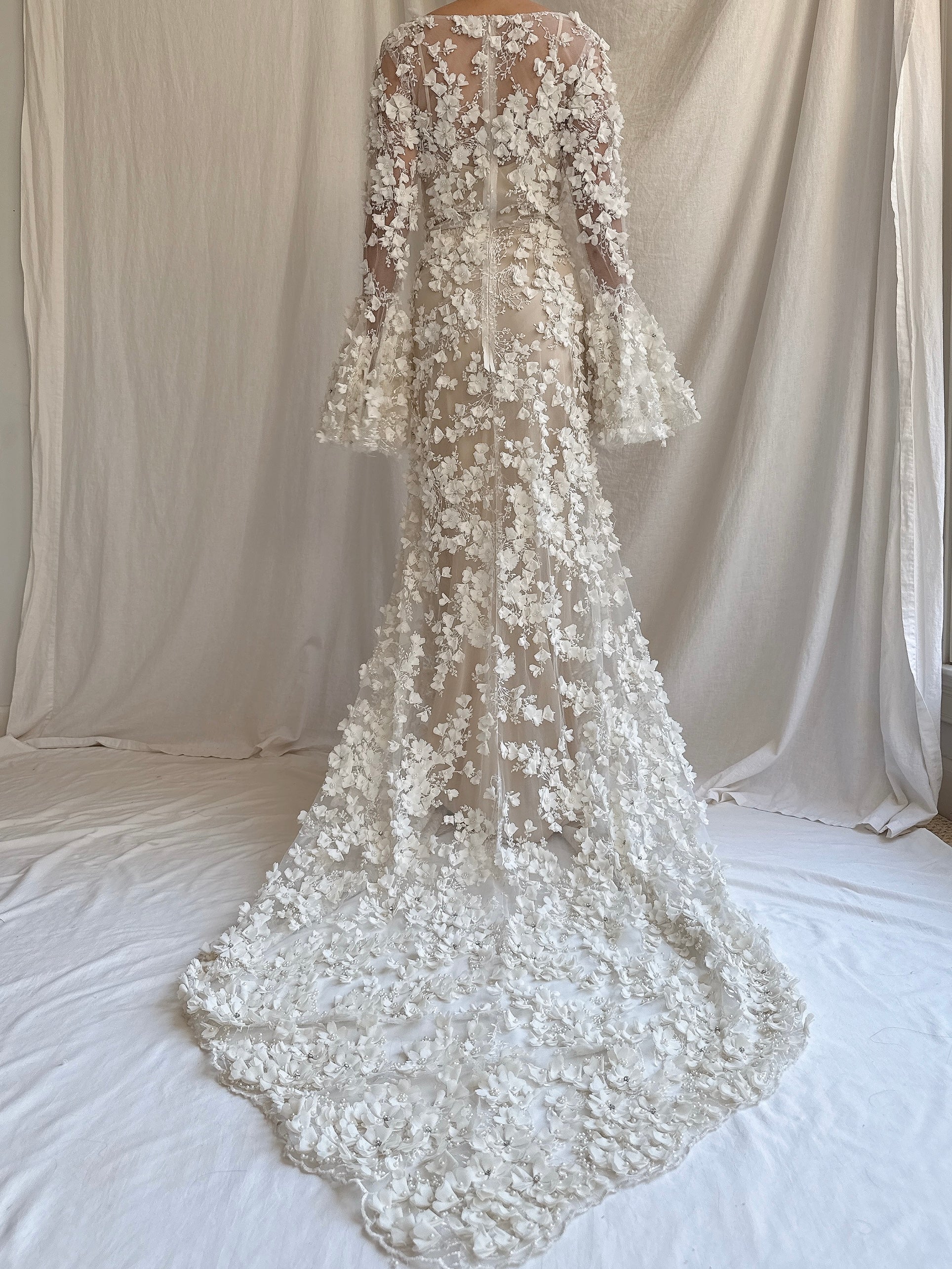 Gossamer Sample - Angel Sleeve Dress - S/6