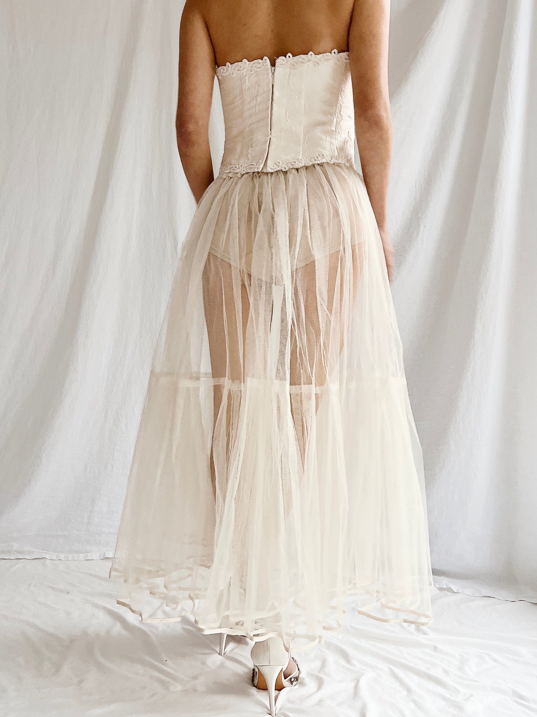 Vintage Tulle Skirt - S-M