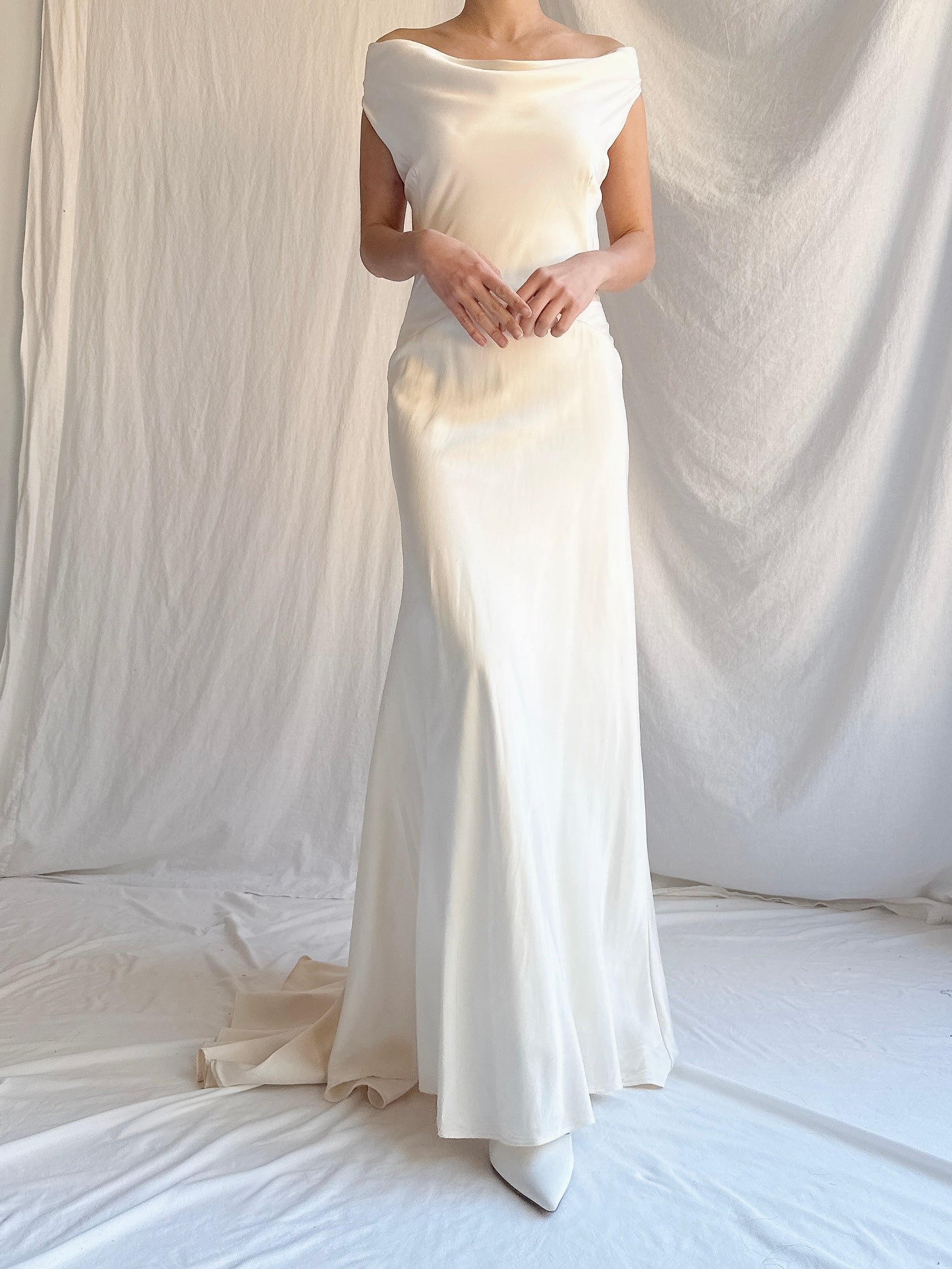 Vintage Silk Slip Dress - S