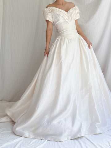 1990s Marisa Silk Gown - S