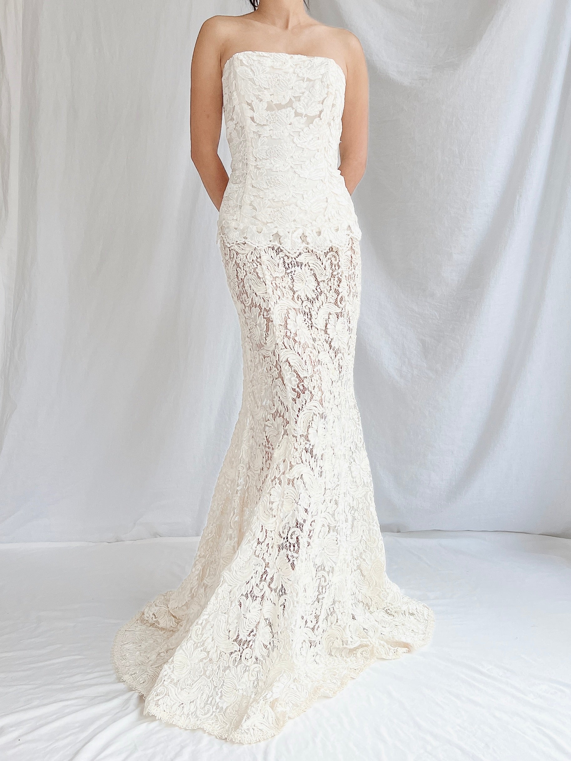 Vintage Lace Bustier & Skirt - S/3