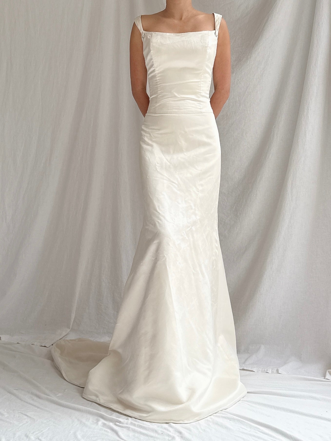 Vintage Wearkstatte Silk Charmeuse Gown - M/8