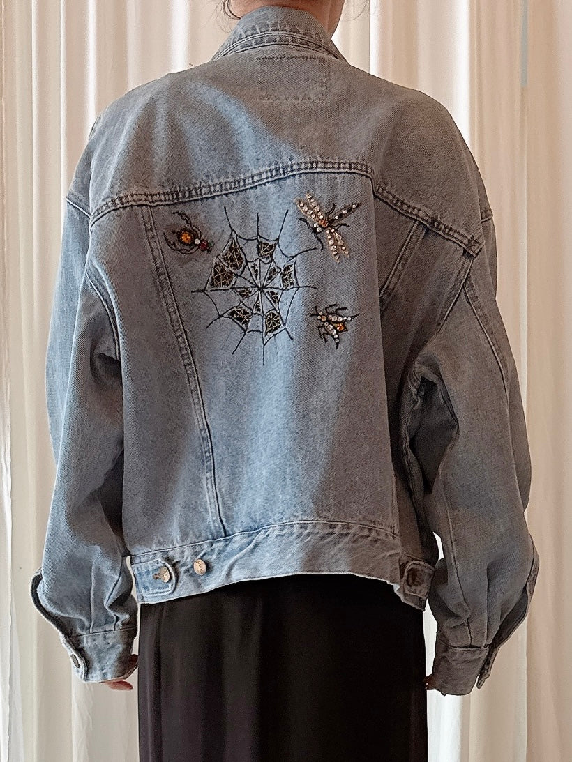 Vintage Oppio Jeans Couture Denim Jacket - M