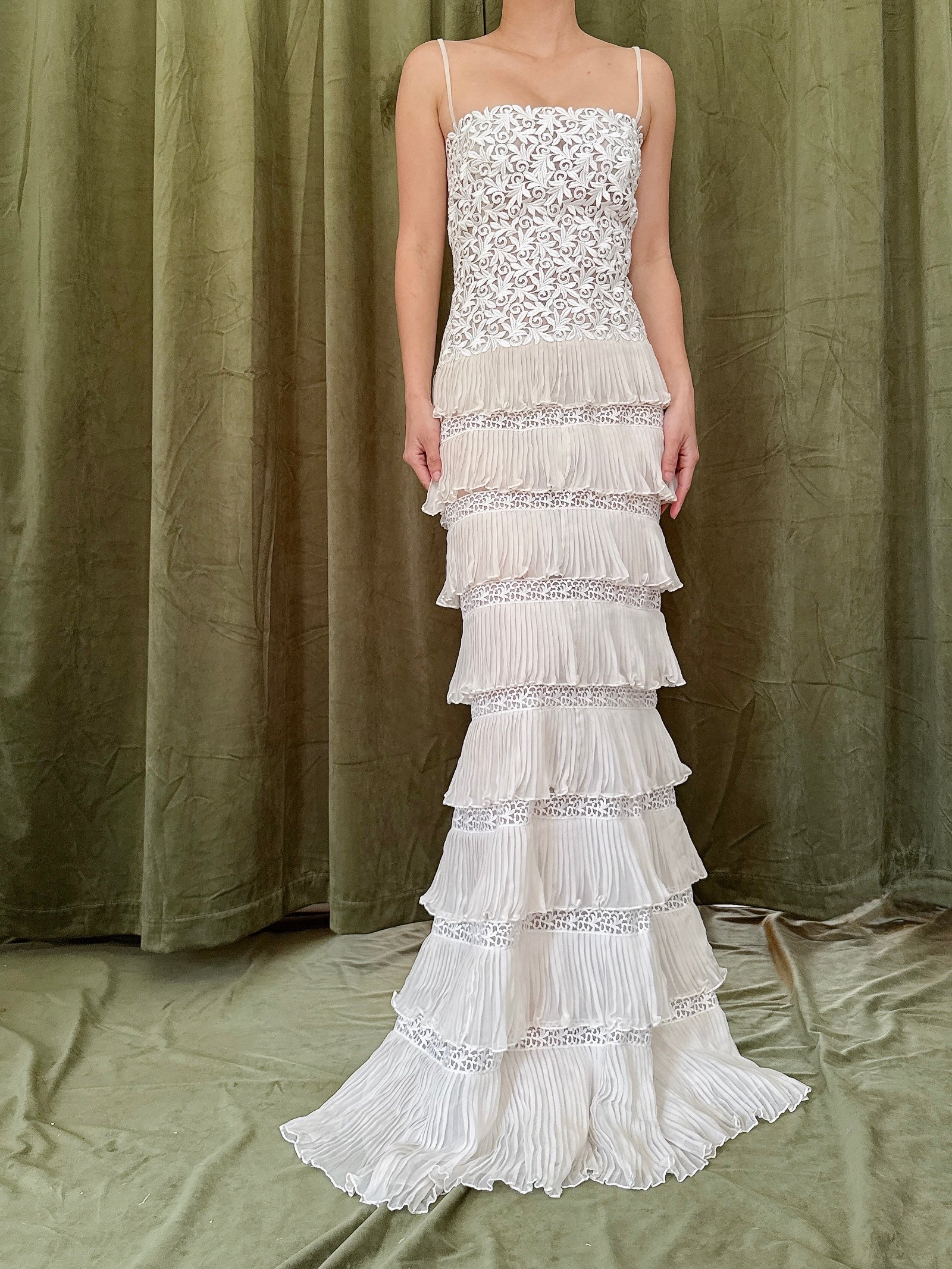 Vintage Cailan’D Tiered Dress - FR 44