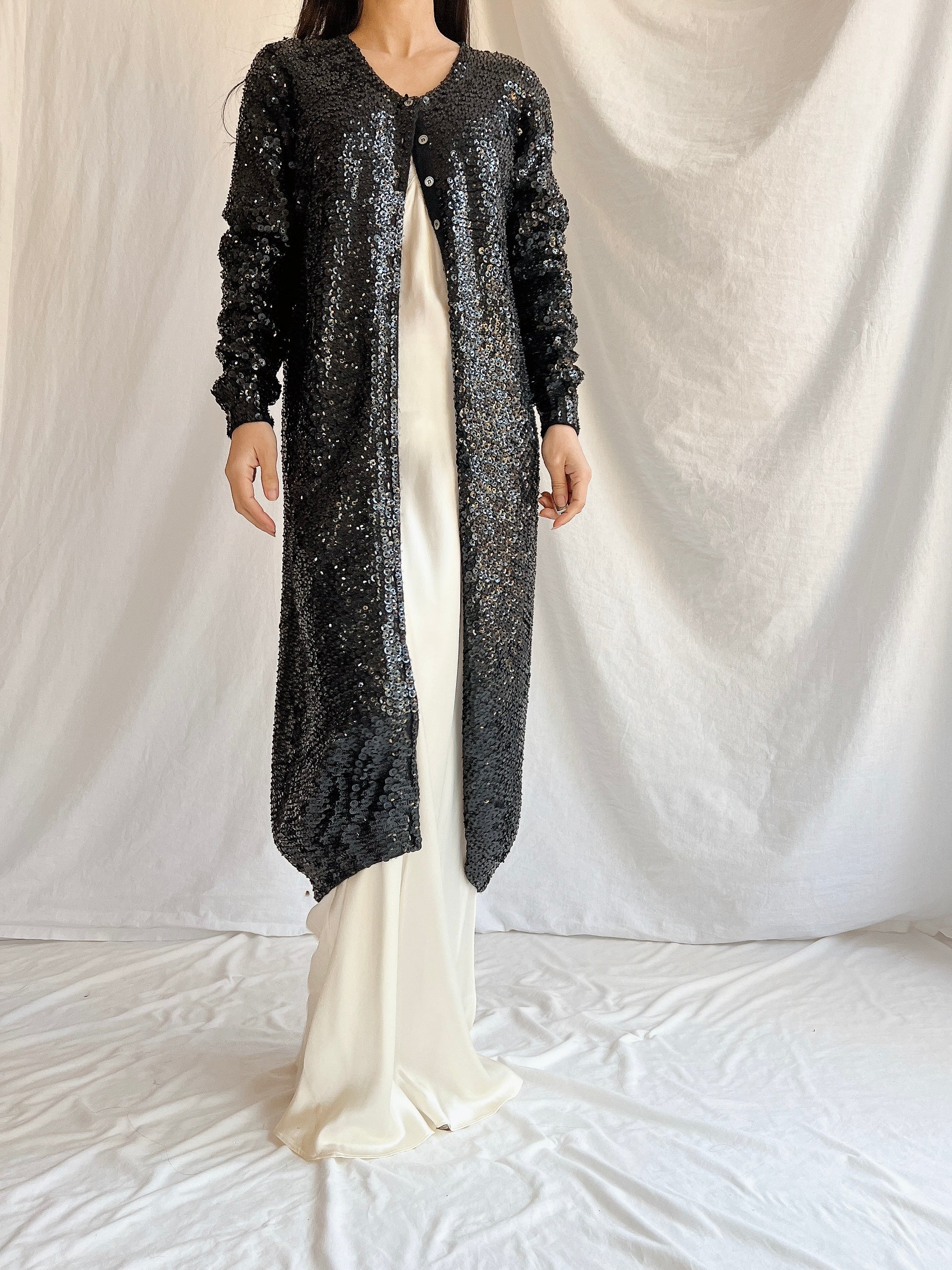 Vintage Norma Kamala Wool Sequins - M
