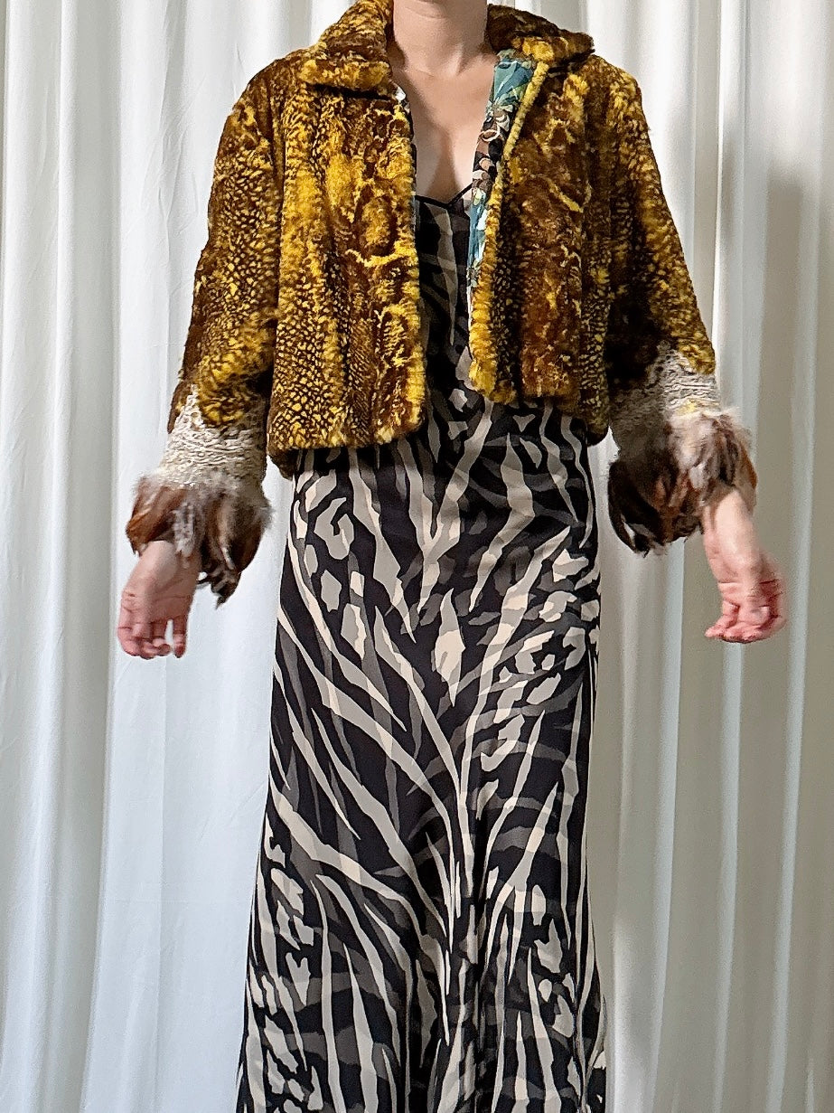 Vintage Bella Marina Studio Bolero Jacket - Size 44