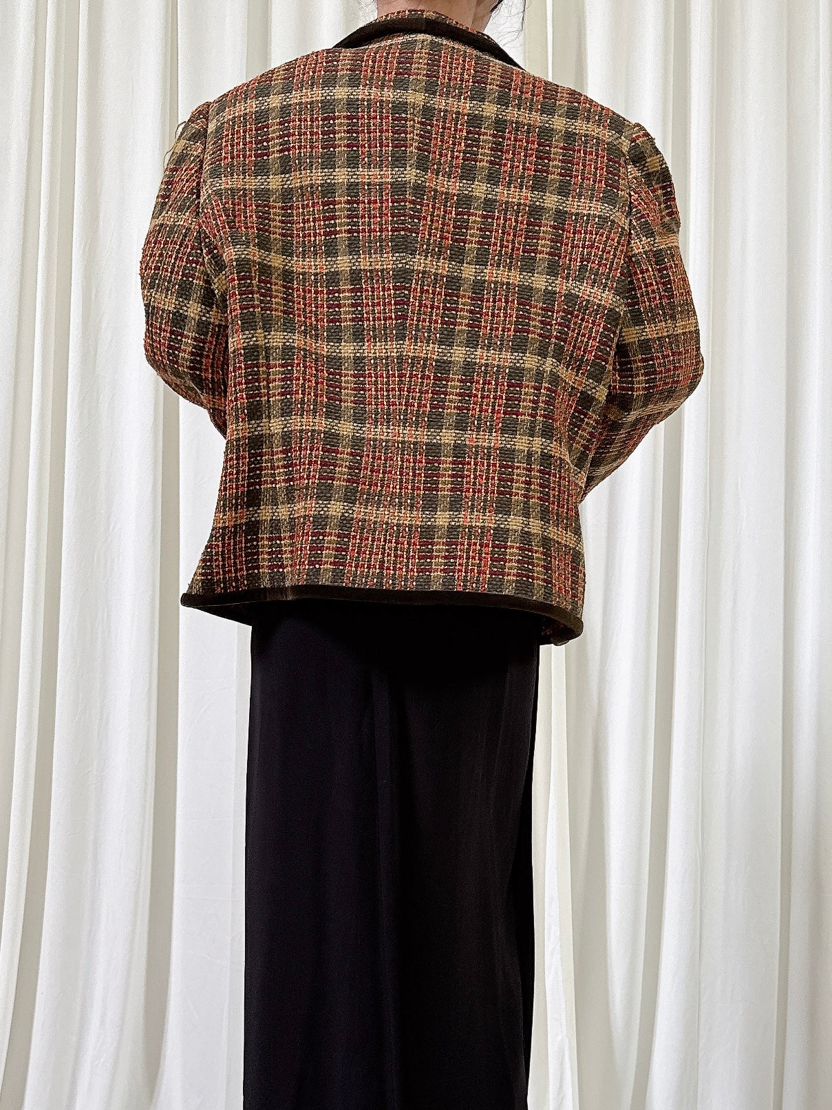 Vintage Solva Tweed Jacket - Size 46
