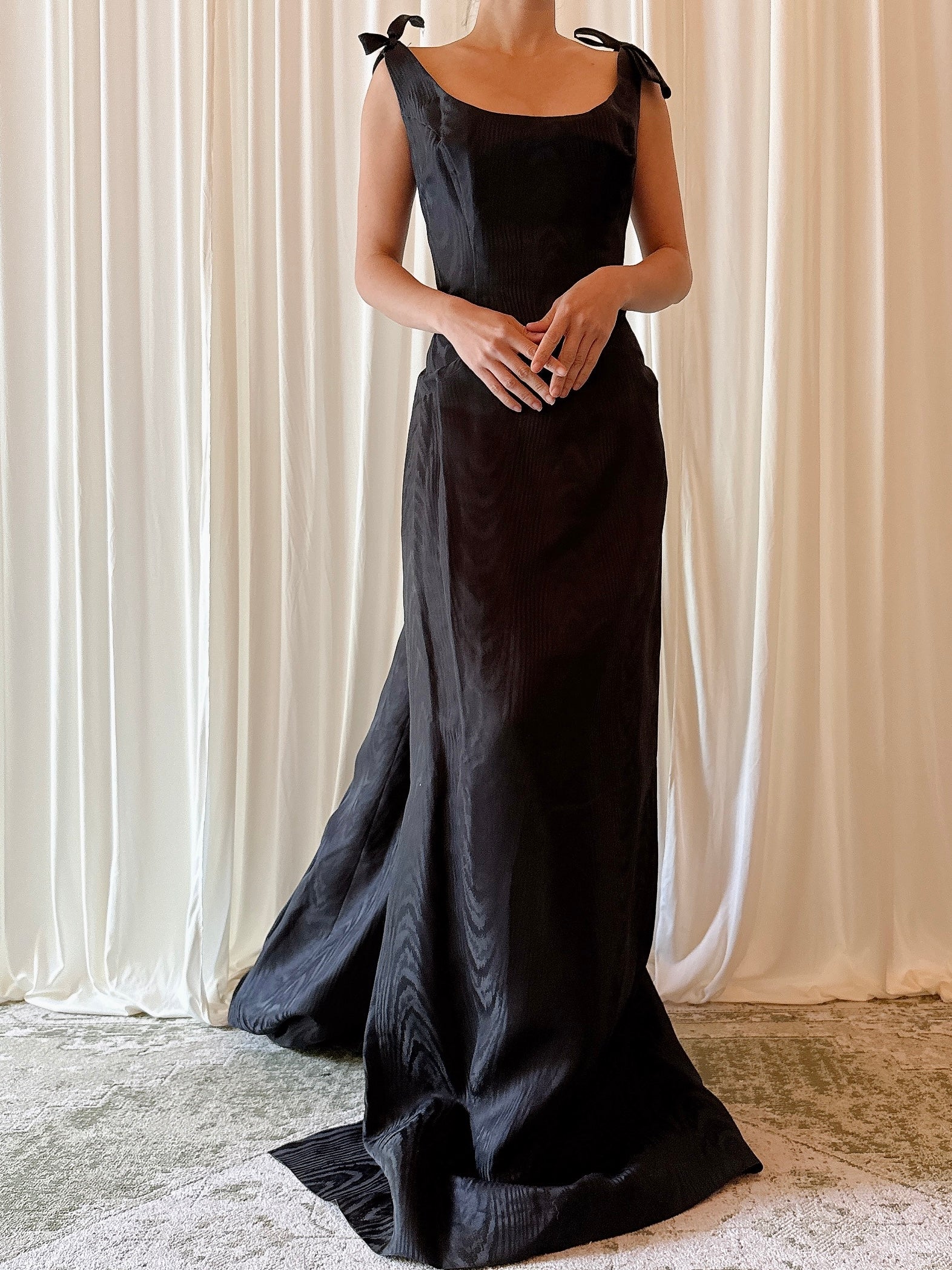 Vintage Belleville Sassoon Black Dress - UK 14
