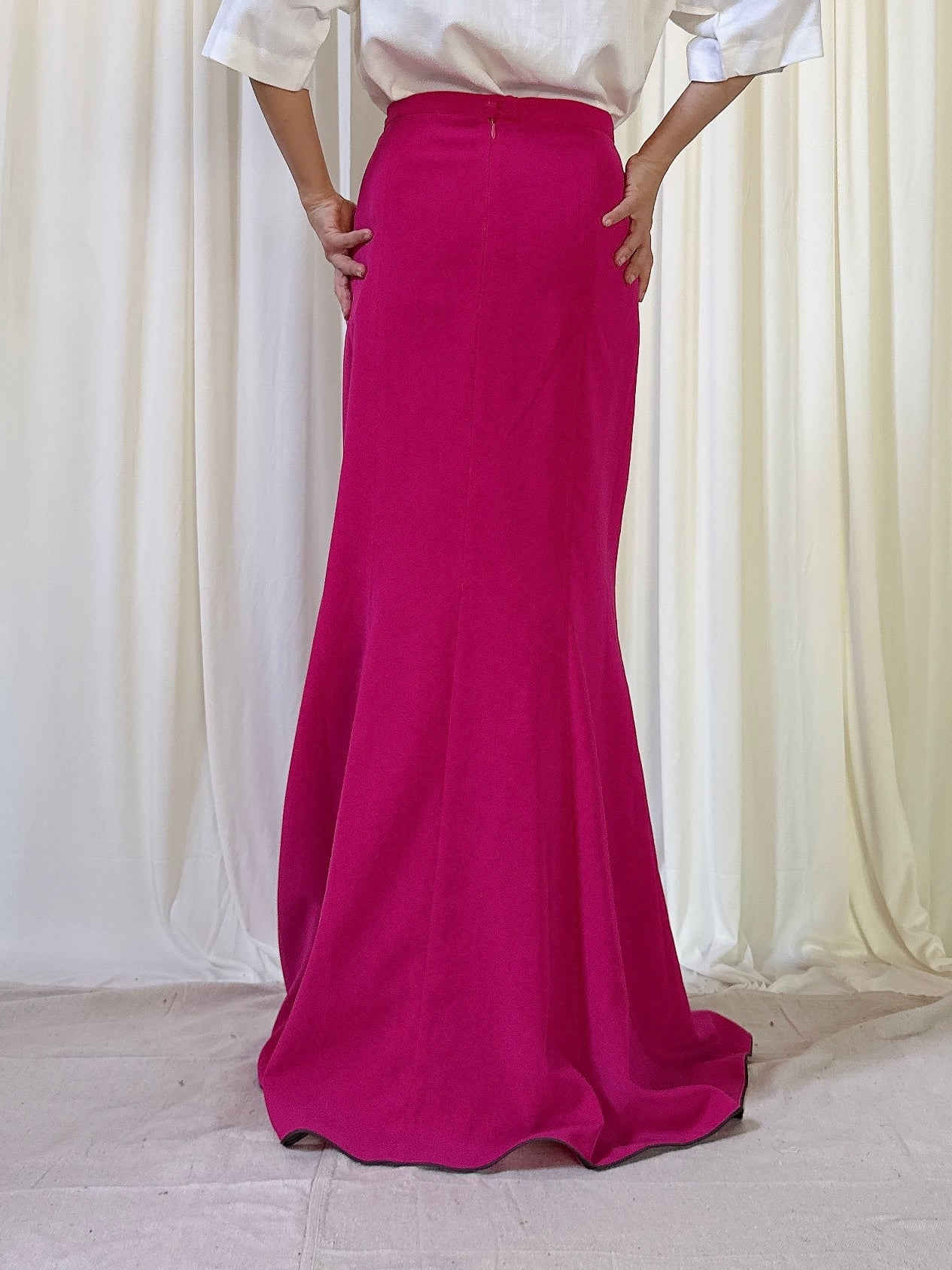 Vintage Equateur Pink Skirt - L